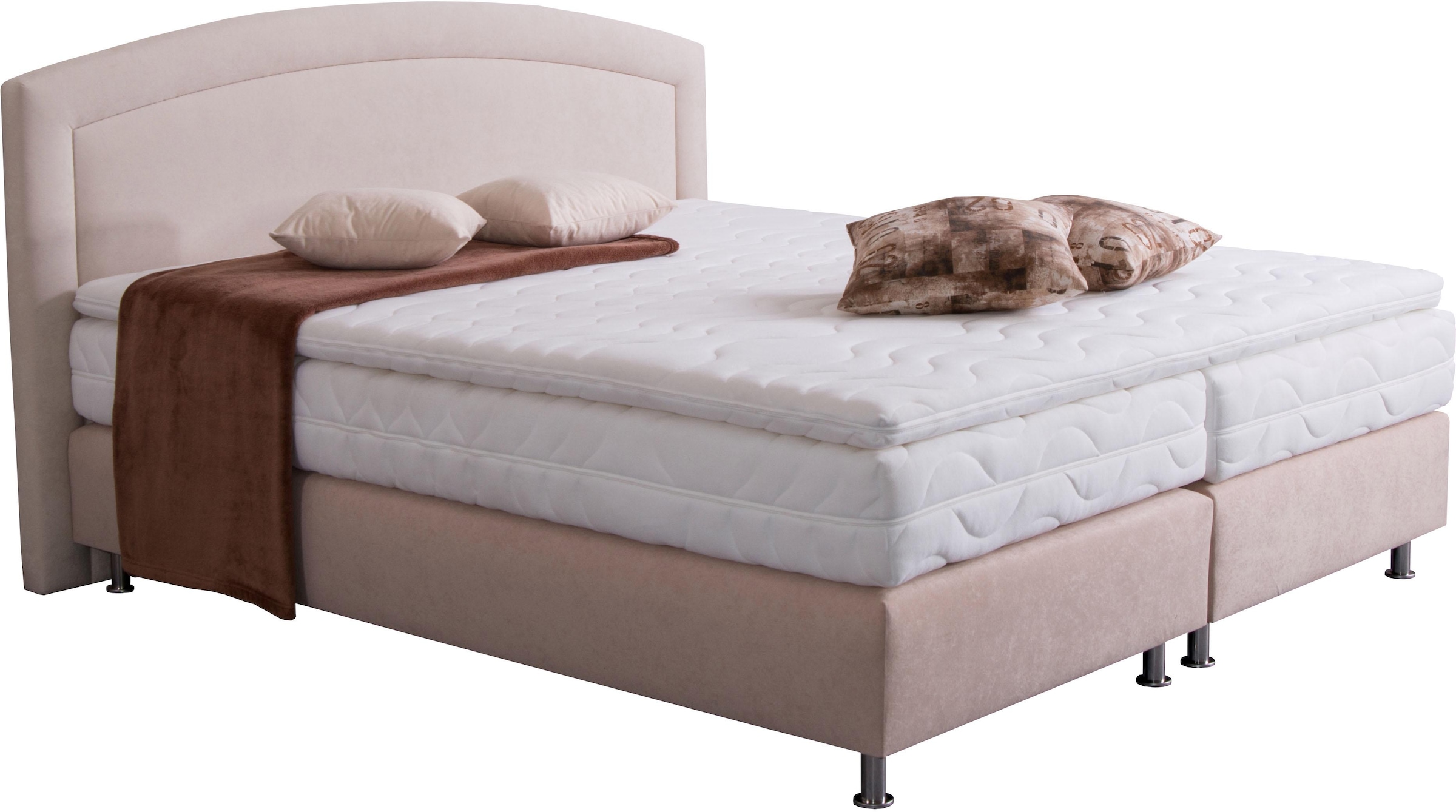 Westfalia Schlafkomfort Boxspringbett mit Topper