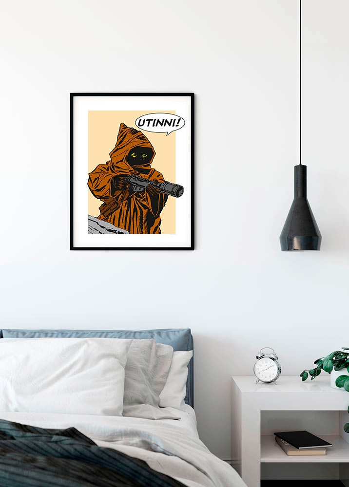 Komar Bild »Star Wars Classic Comic Quote Java«, Star Wars, (1 St.), Wandbild zur Dekoration im Kinderzimmer - ohne Rahmen
