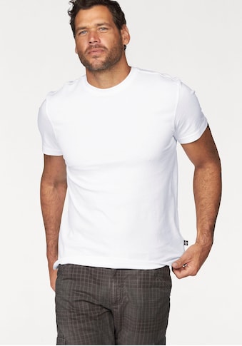 Man's World T-Shirt, (Packung, 3 tlg., 3er-Pack), Basic T-Shirt mit trageangenehmer... kaufen