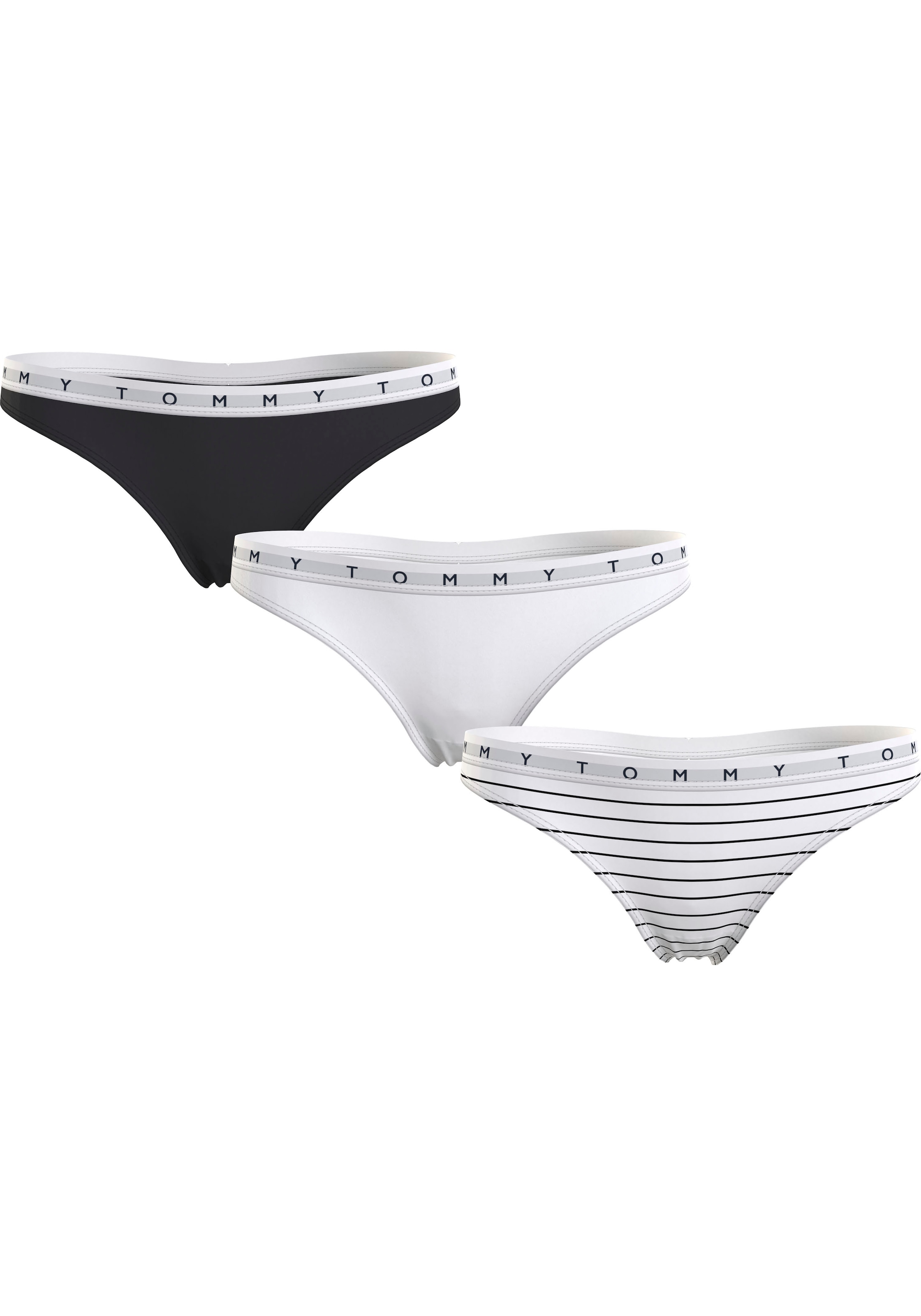 Tommy Hilfiger Underwear String »3P shoppen (Packung, Jelmoli-Versand Tommy Markenlabel Schweiz PRINT«, St., 3er-Pack), online mit 3 bei THONG Hilfiger