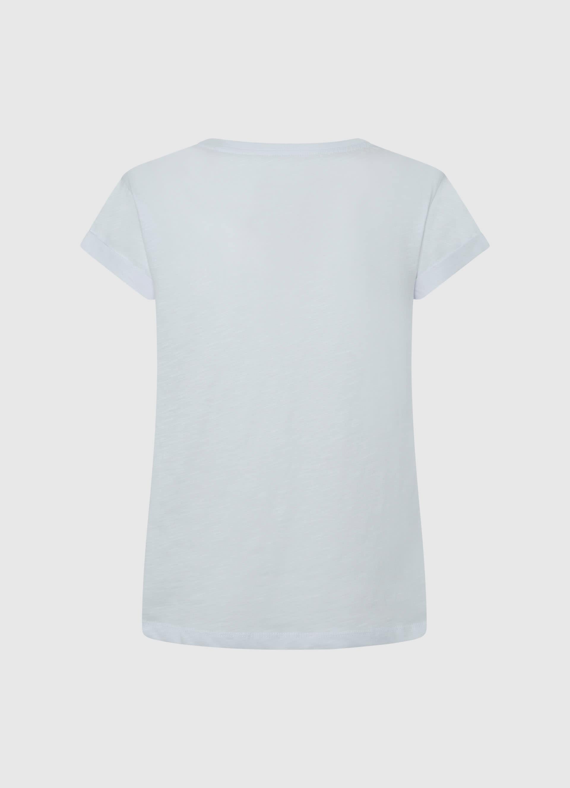 Pepe Jeans T-Shirt »EILEEN«, aus strukturierter Baumwollqualiät