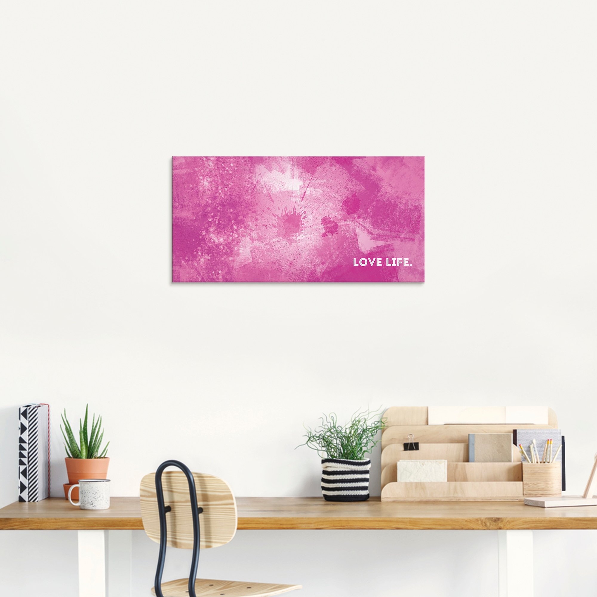 Artland Glasbild »Emotionale Kunst Liebesleben«, Sprüche & Texte, (1 St.), in verschiedenen Grössen