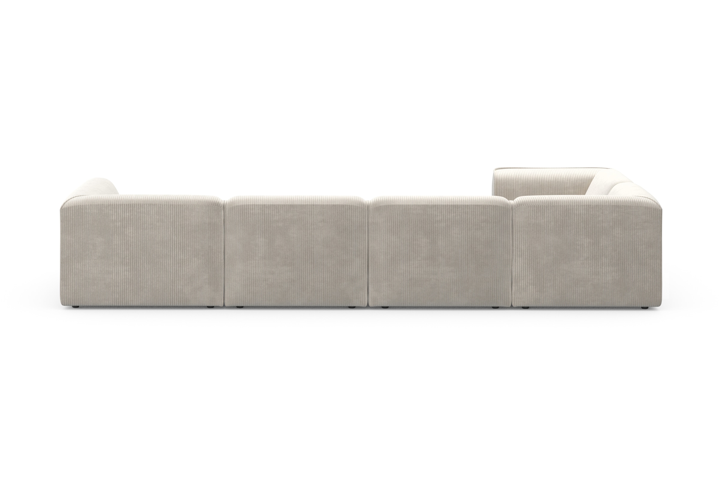 RAUM.ID Wohnlandschaft »Merid U-Form, jederzeit durch Module erweiterbar, B/T/H: 367/206/70 cm«, als Modul oder separat verwendbar, für individuelle Zusammenstellung
