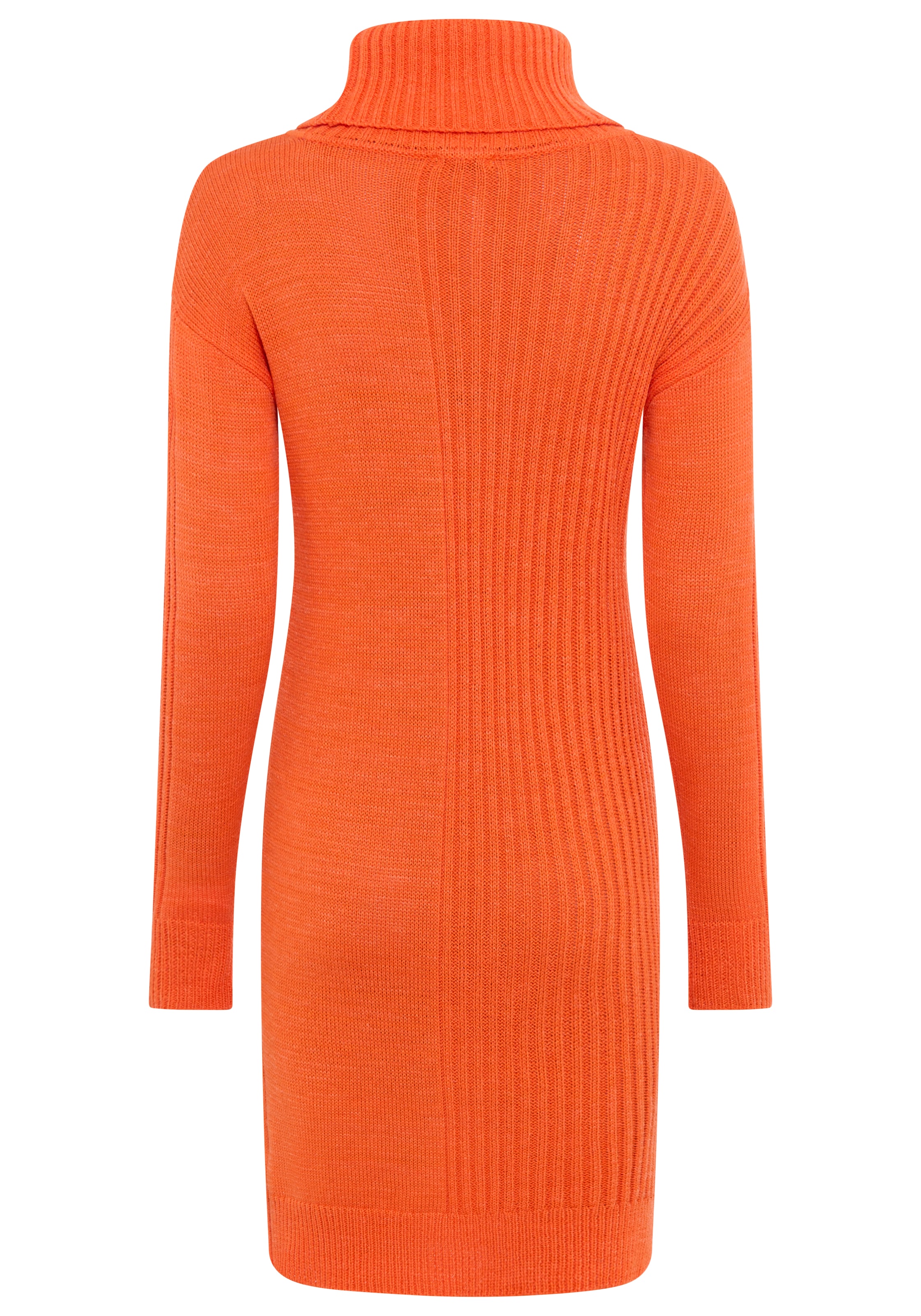 KangaROOS Strickkleid, mit Rollkragen, Glattstrick & Rippstrick