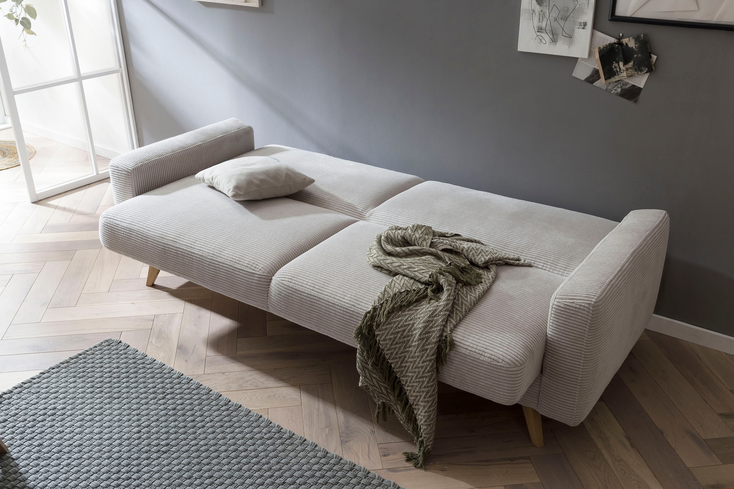 | und fashion sofa - shoppen 3-Sitzer »Samso«, Jelmoli-Versand Bettfunktion Inklusive online exxpo Bettkasten