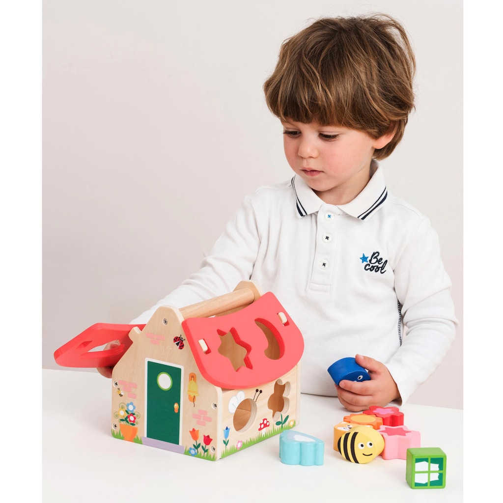 New Classic Toys® Steckspielzeug »Holzspielzeug, Educational - Haus«