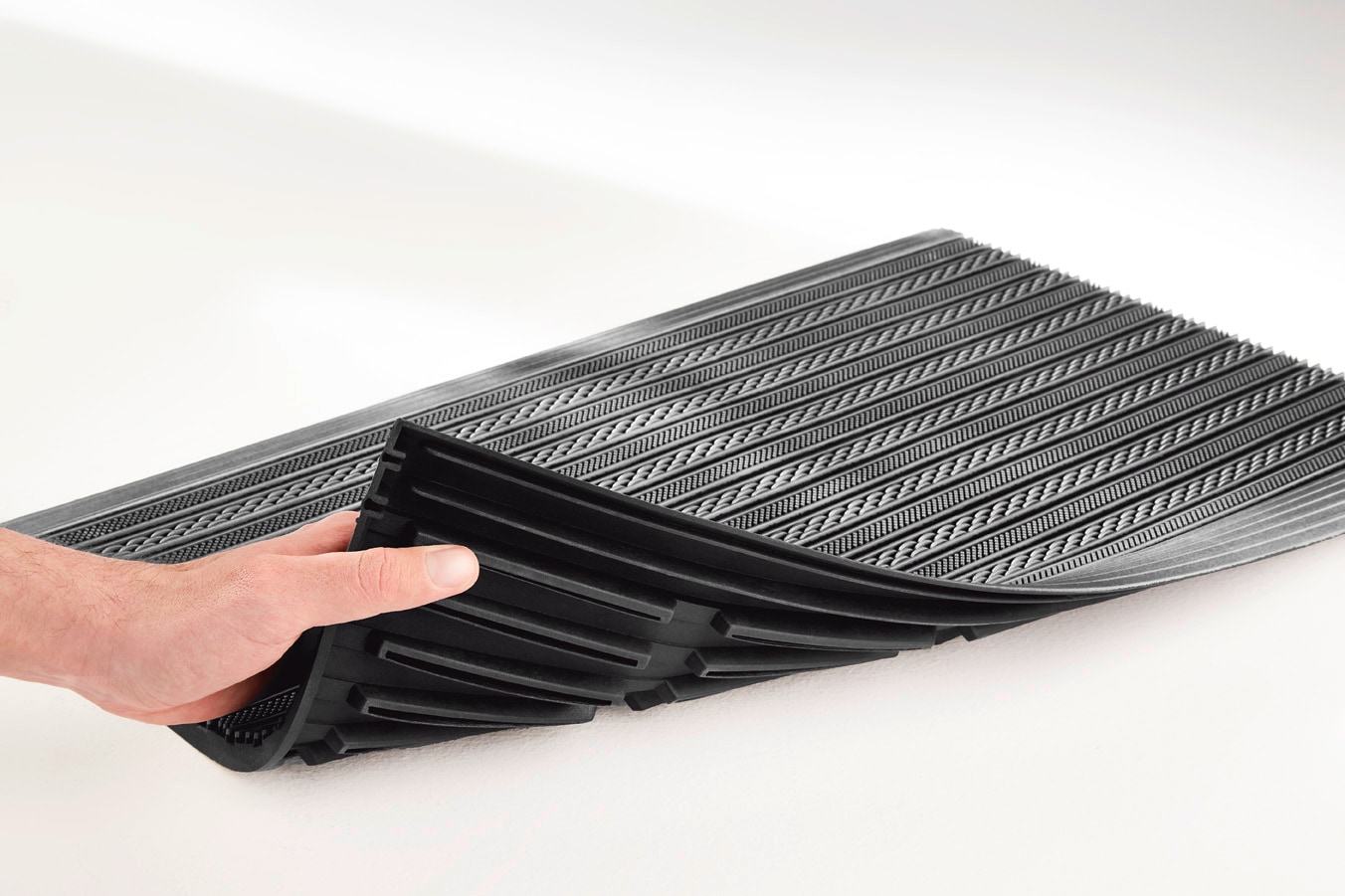 Home2Fashion Fussmatte »PureClean«, rechteckig, 12 mm Höhe, Schmutzfangmatte, High Standard Outdoor-Indoor-Funktion, robust