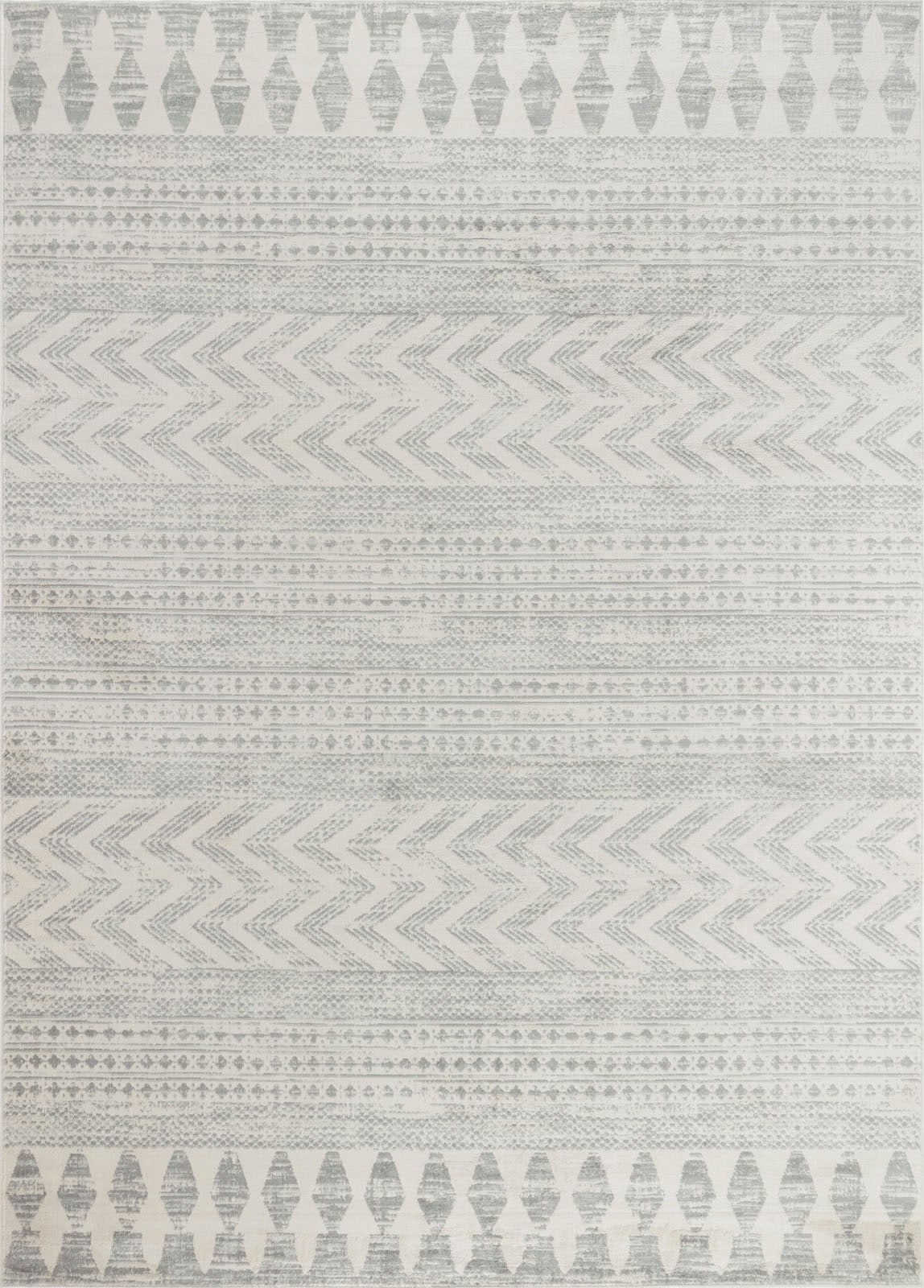 Livabliss Teppich »MYKONOS«, rechteckig, 8 mm Höhe, Skandi Design, Modern Boho Kurzflor Wohnzimmerteppich, Schlafzimmer