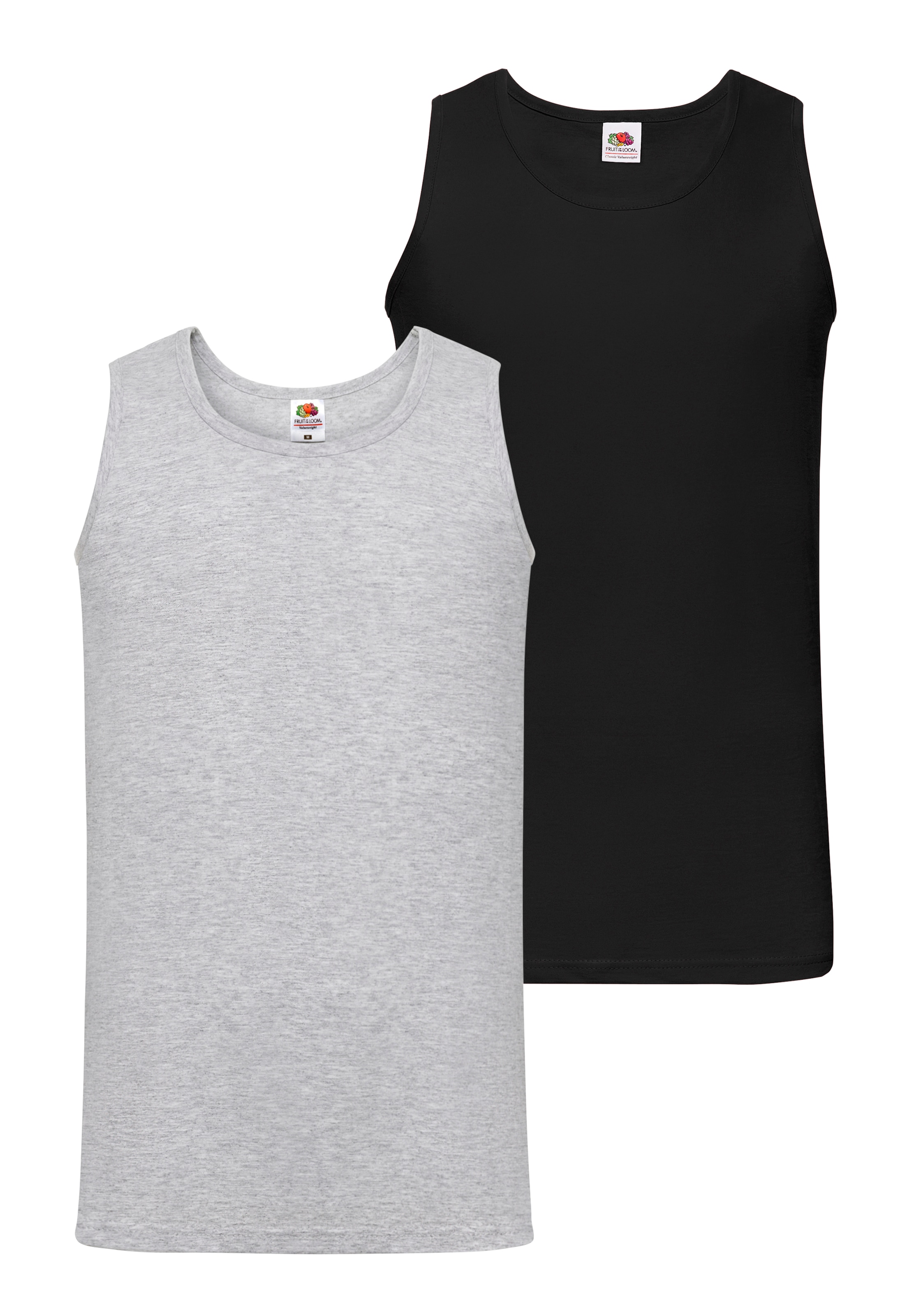 Fruit of the Loom Tanktop Packung, 2 Stk. aus reiner Baumwolle