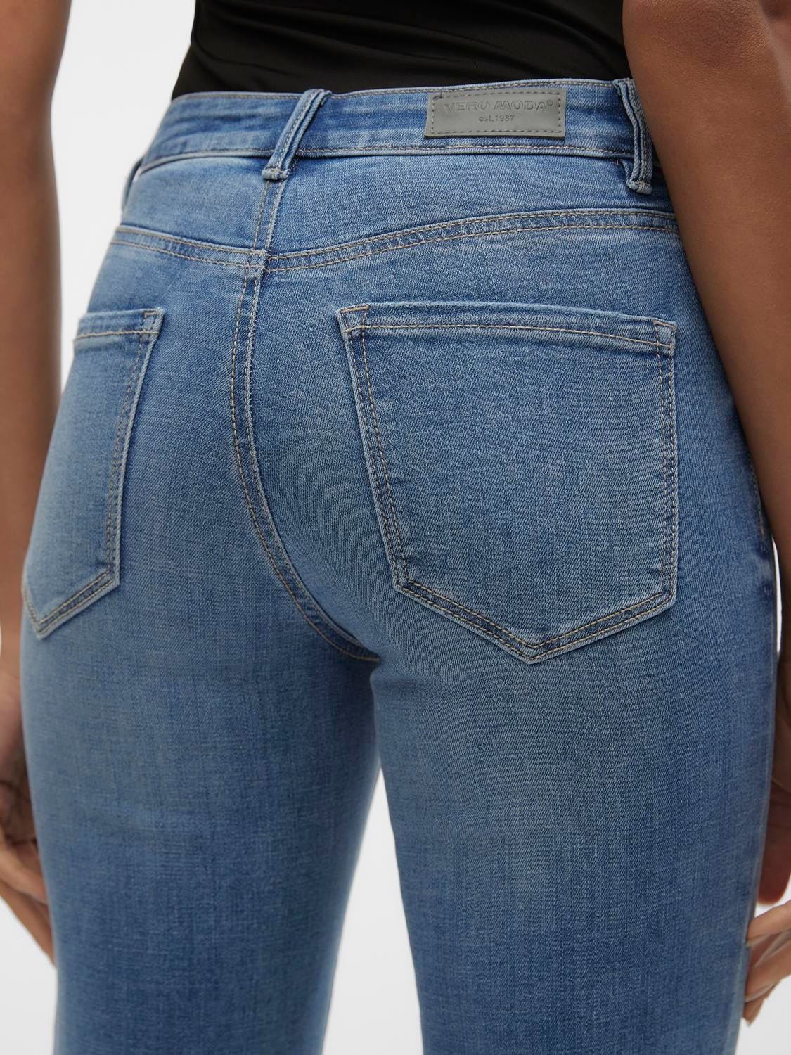 Vero Moda Straight-Jeans »VMFLASH MR STRAIGHT JEANS LI347 GA NOOS«