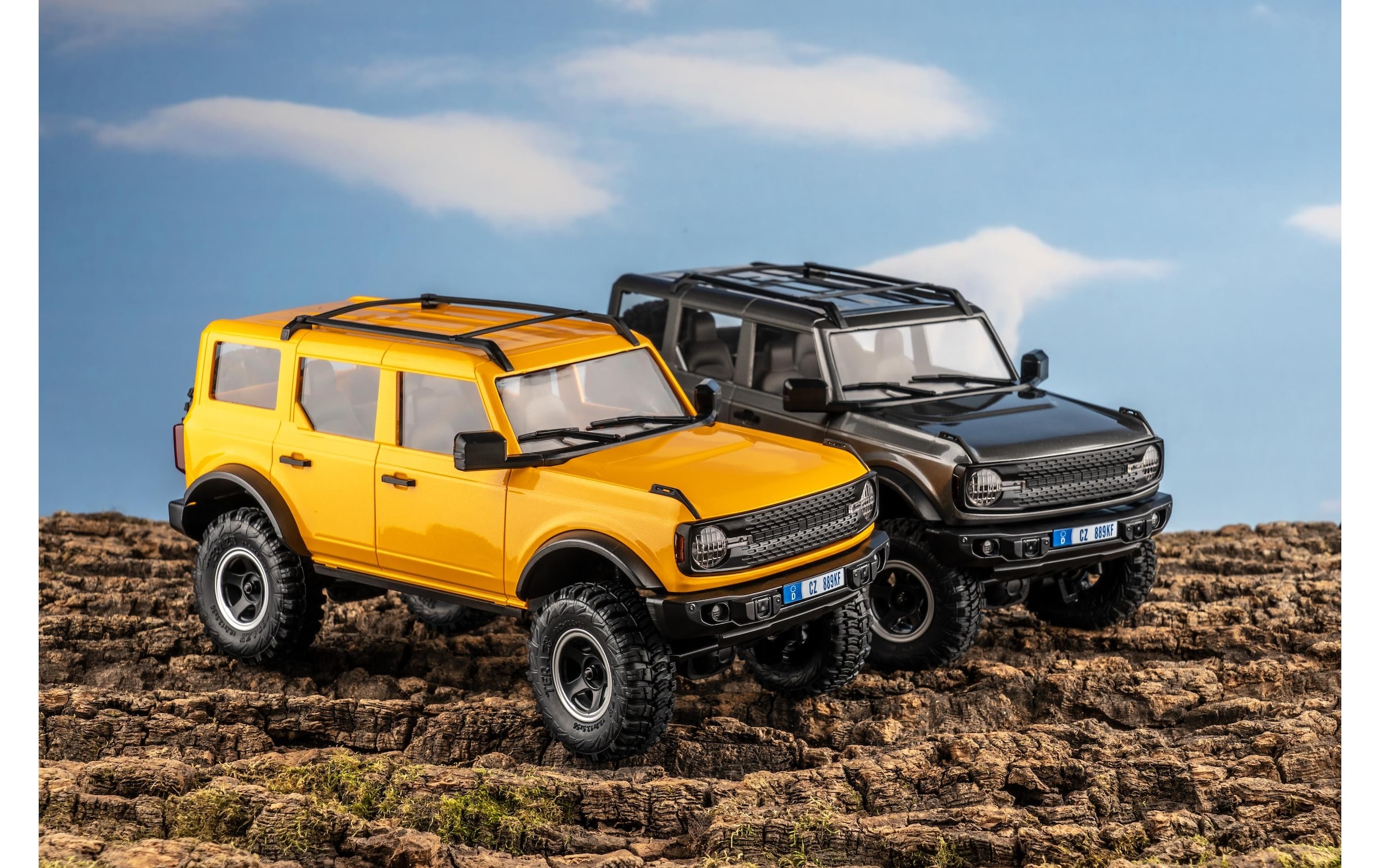 RC-Monstertruck »EazyRC Crawler Bronx Gelb«