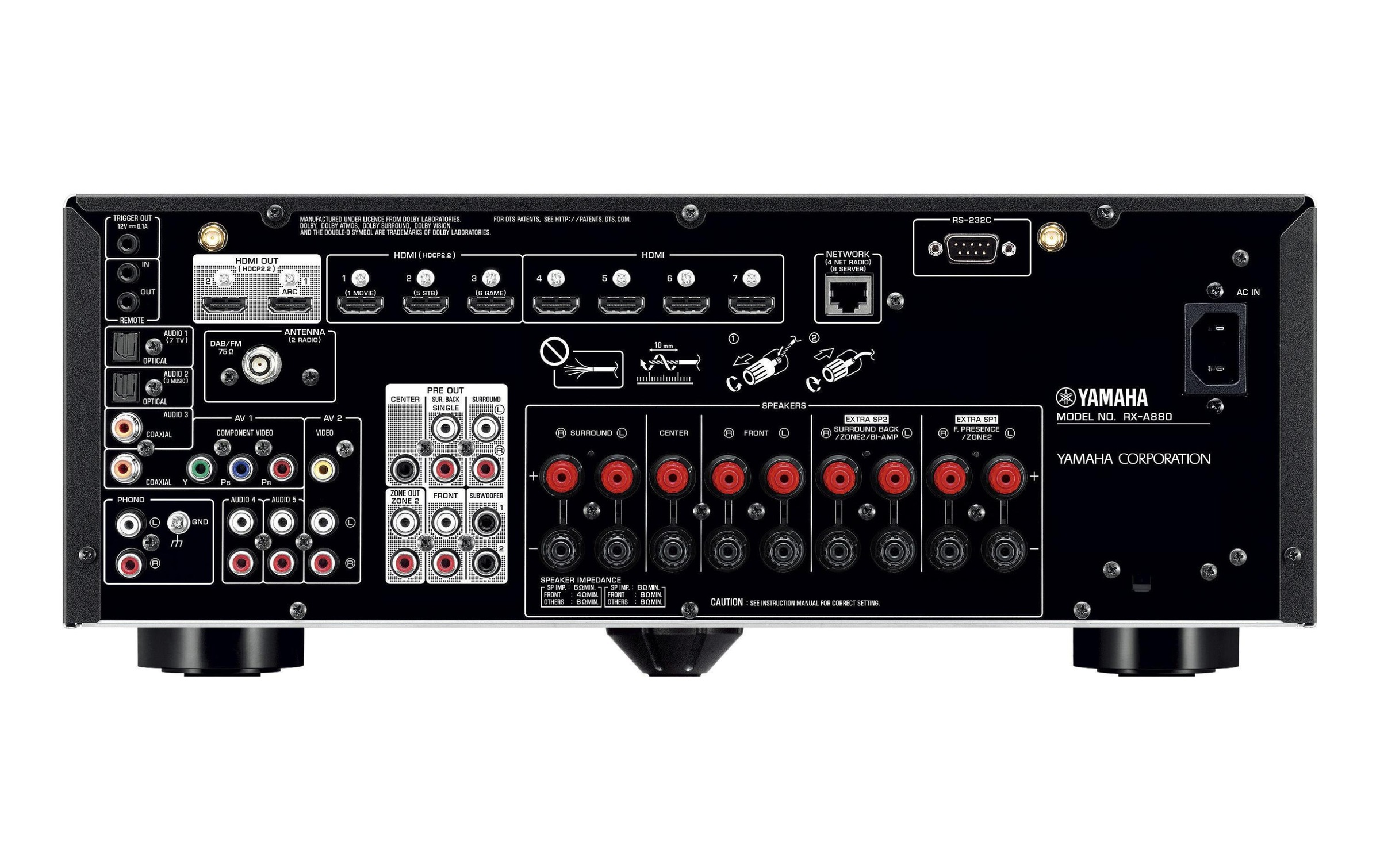 Yamaha AV-Receiver »RXA880«