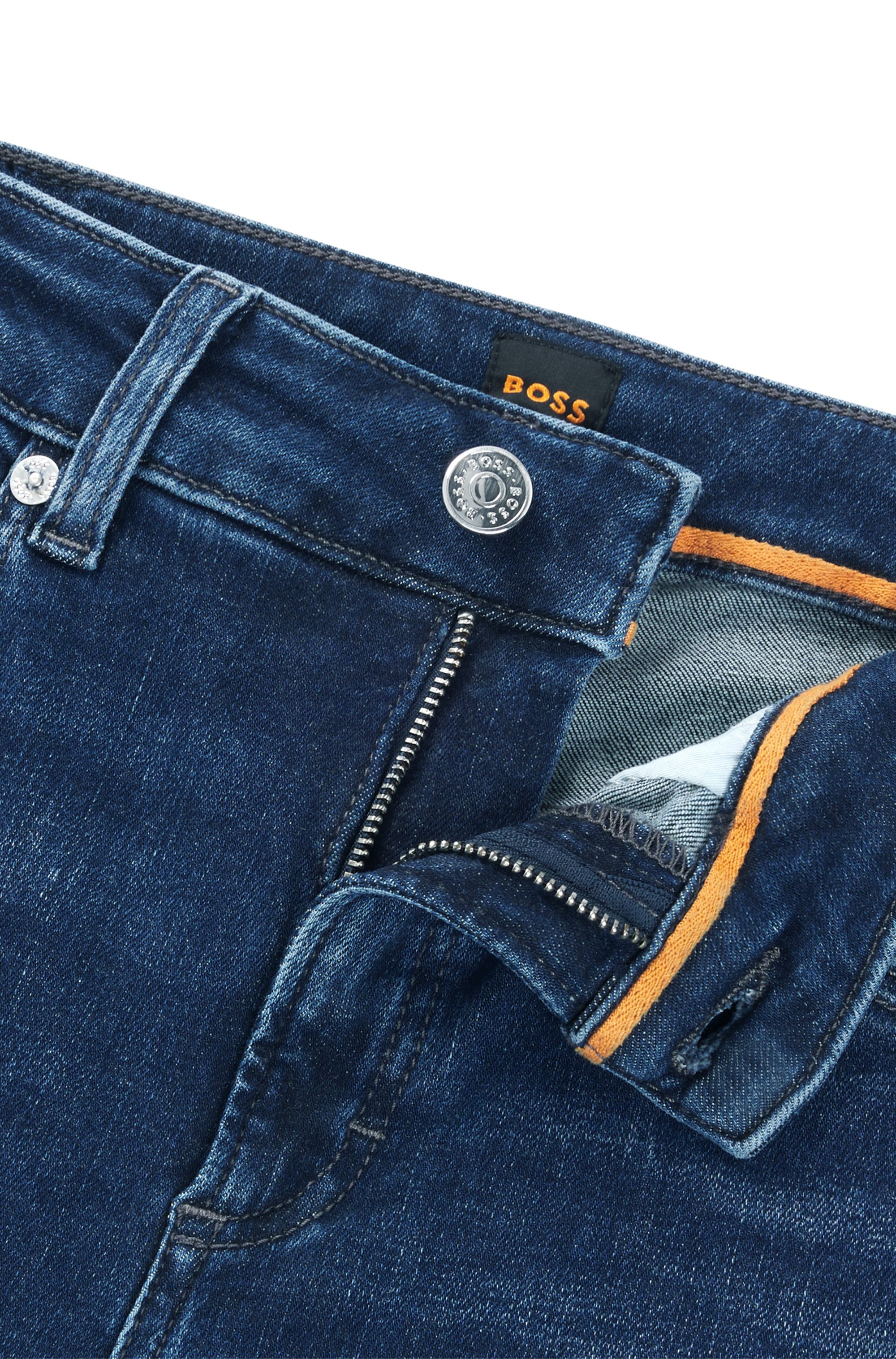 BOSS ORANGE Regular-fit-Jeans »Jackie Mid Rise, Mid Waist, Premium Damenmode«, mit Destroyed-Effekten