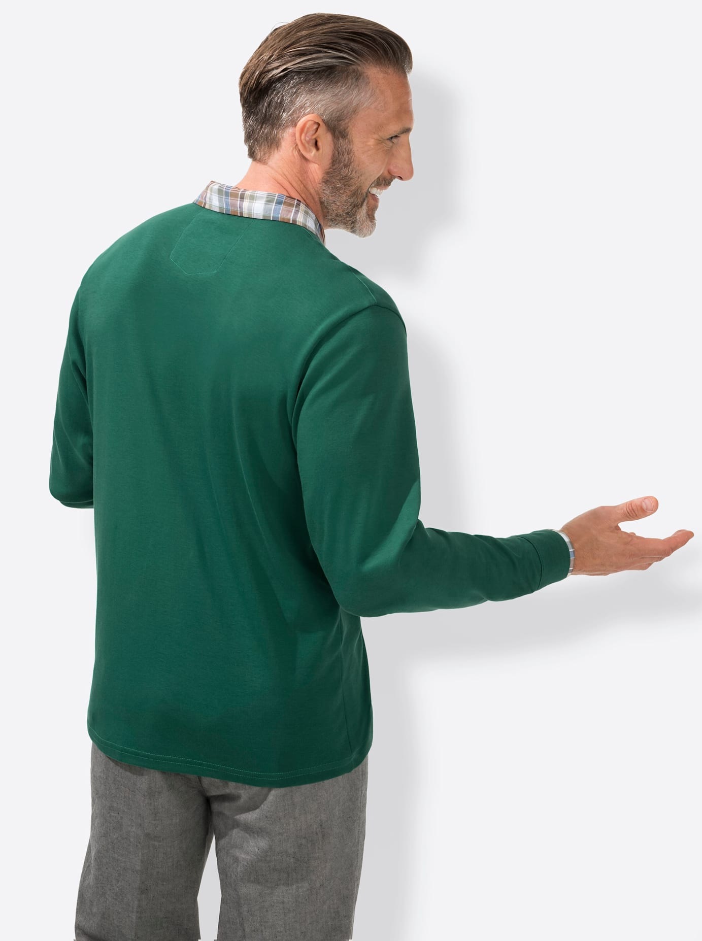 Poloshirt »Langarm-Poloshirt«