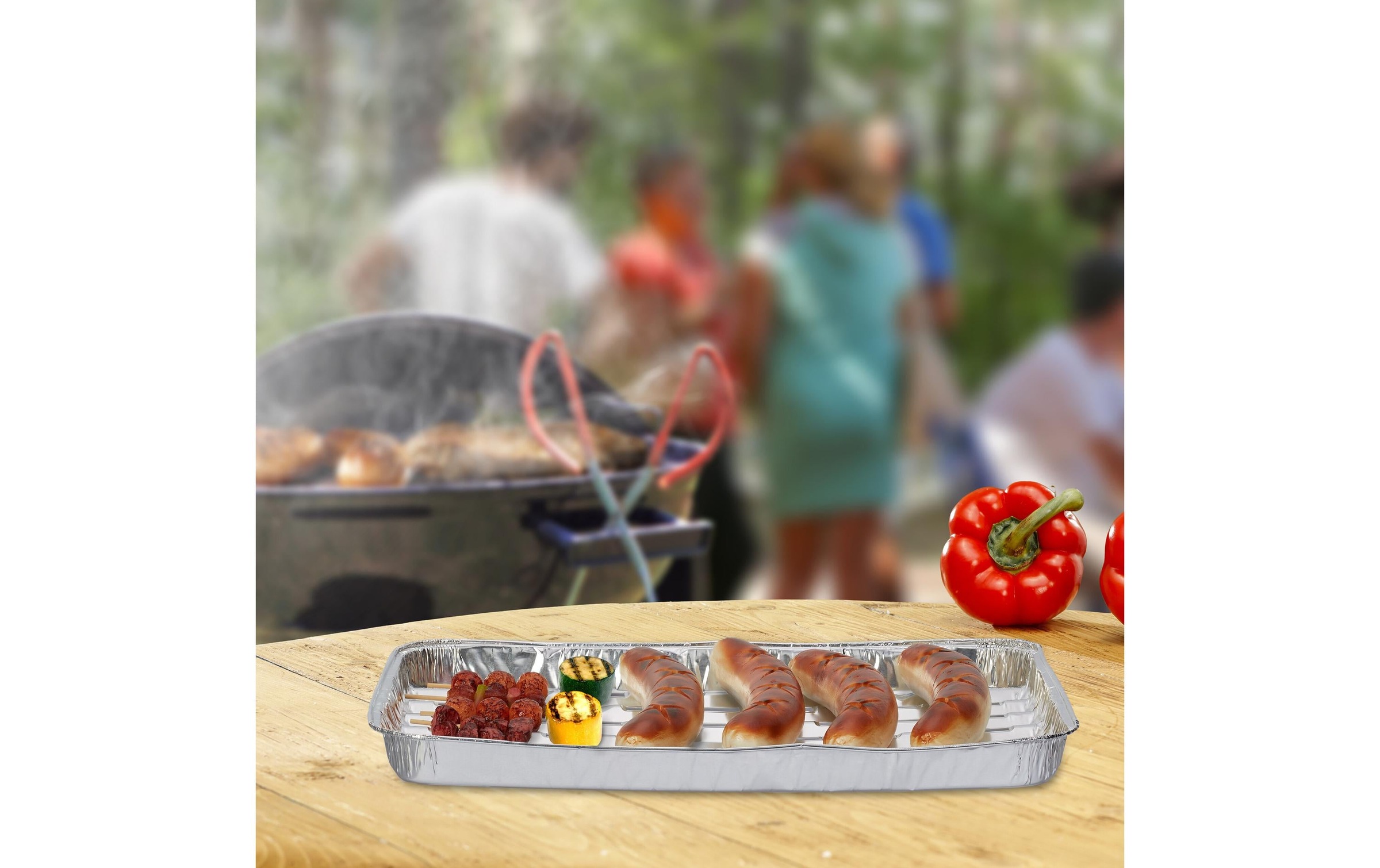 relaxdays Grillschale »40 Stück«, (40 St.)