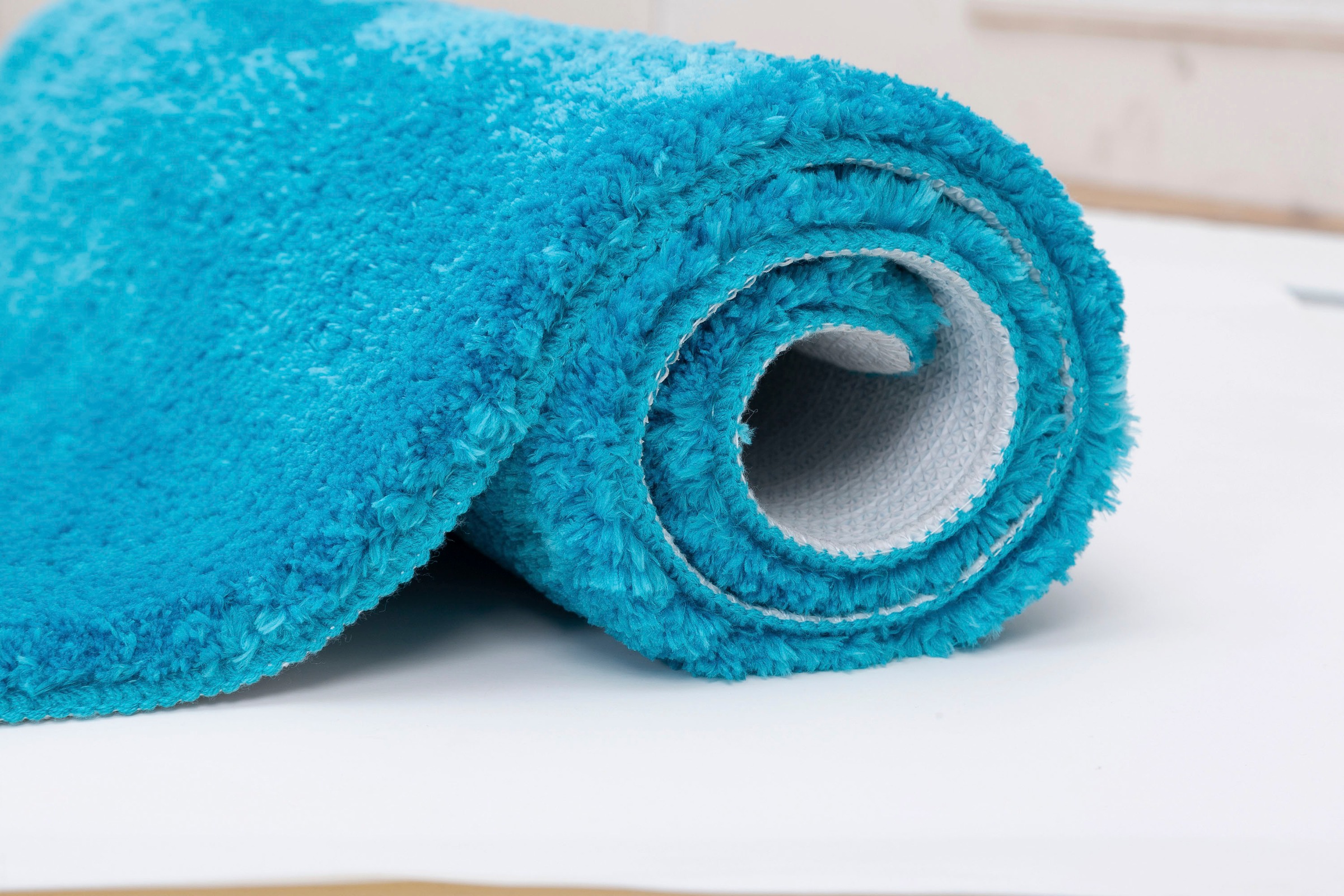 my home Badematte »Madrid«, rutschhemmend beschichtet, fussbodenheizungsgeeignet-schnell trocknend-strapazierfähig, weiche Haptik, Badteppich, Badematten auch als 3 teiliges Set & rund