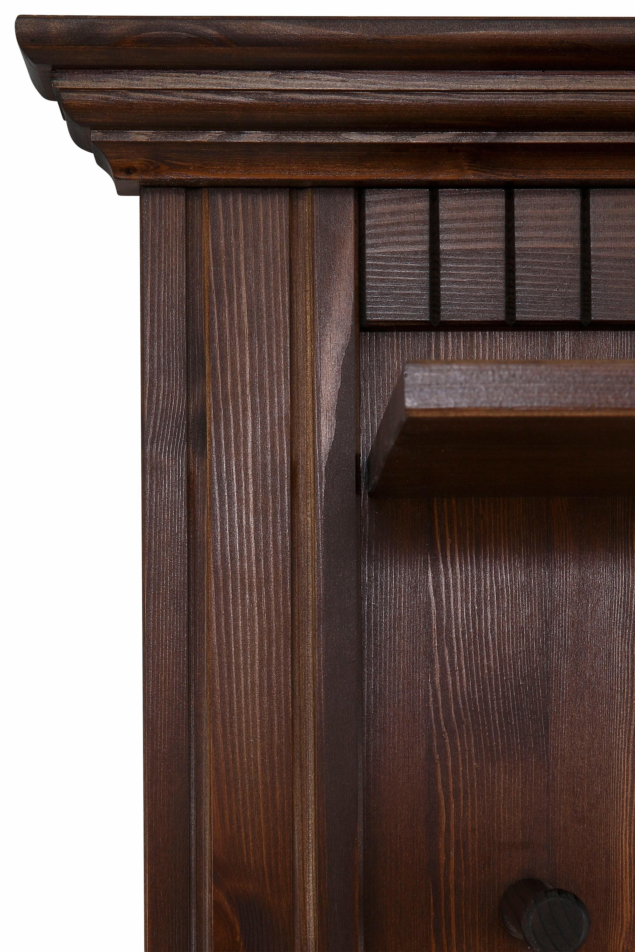 Home affaire Garderobenpaneel »Rustic«, aus massiver Kiefer, Breite 64 cm, FSC®-zertifiziert