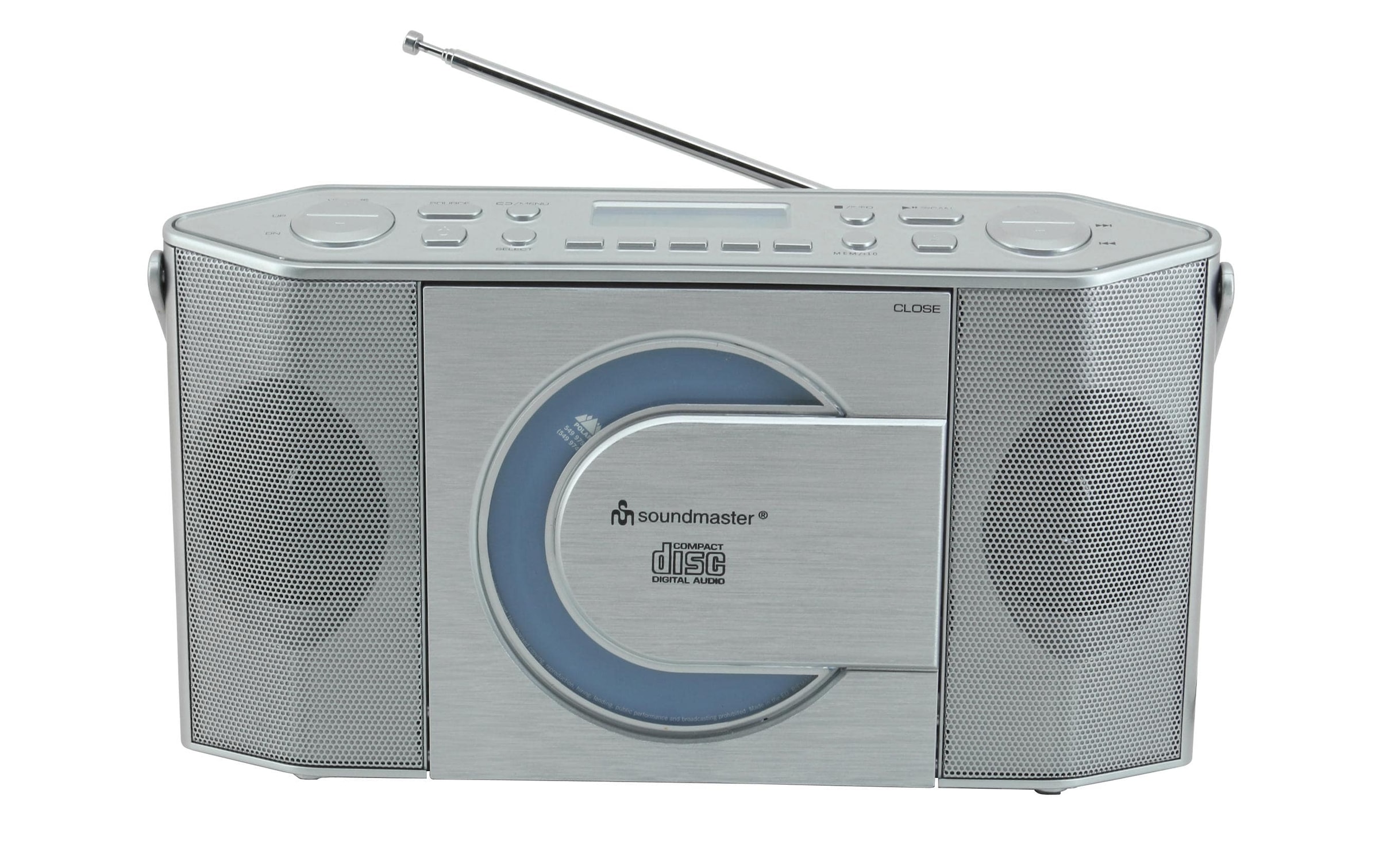Soundmaster Digitalradio (DAB+) »RCD1770SI Silber«, (Digitalradio (DAB+)-FM-Tuner)
