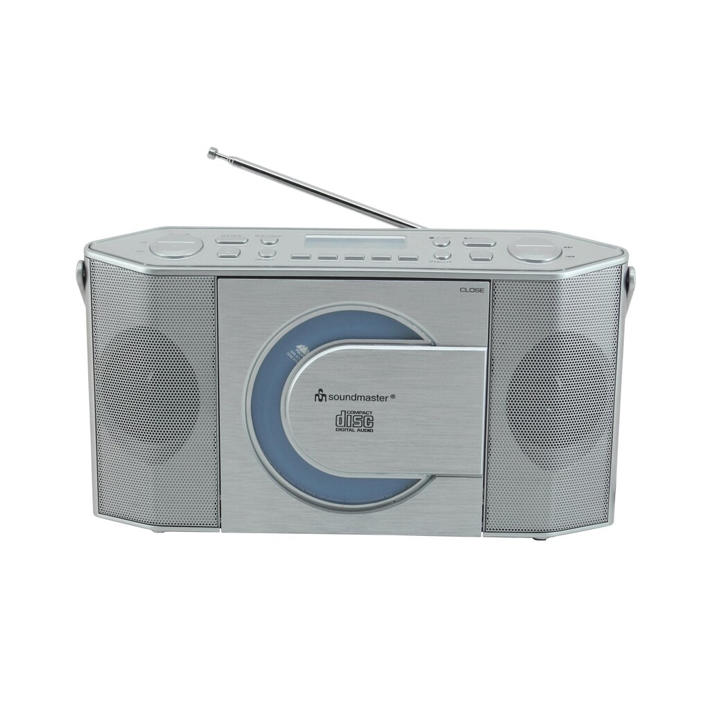 Soundmaster Digitalradio (DAB+) »RCD1770SI Silber«, (Digitalradio (DAB+)-FM-Tuner)