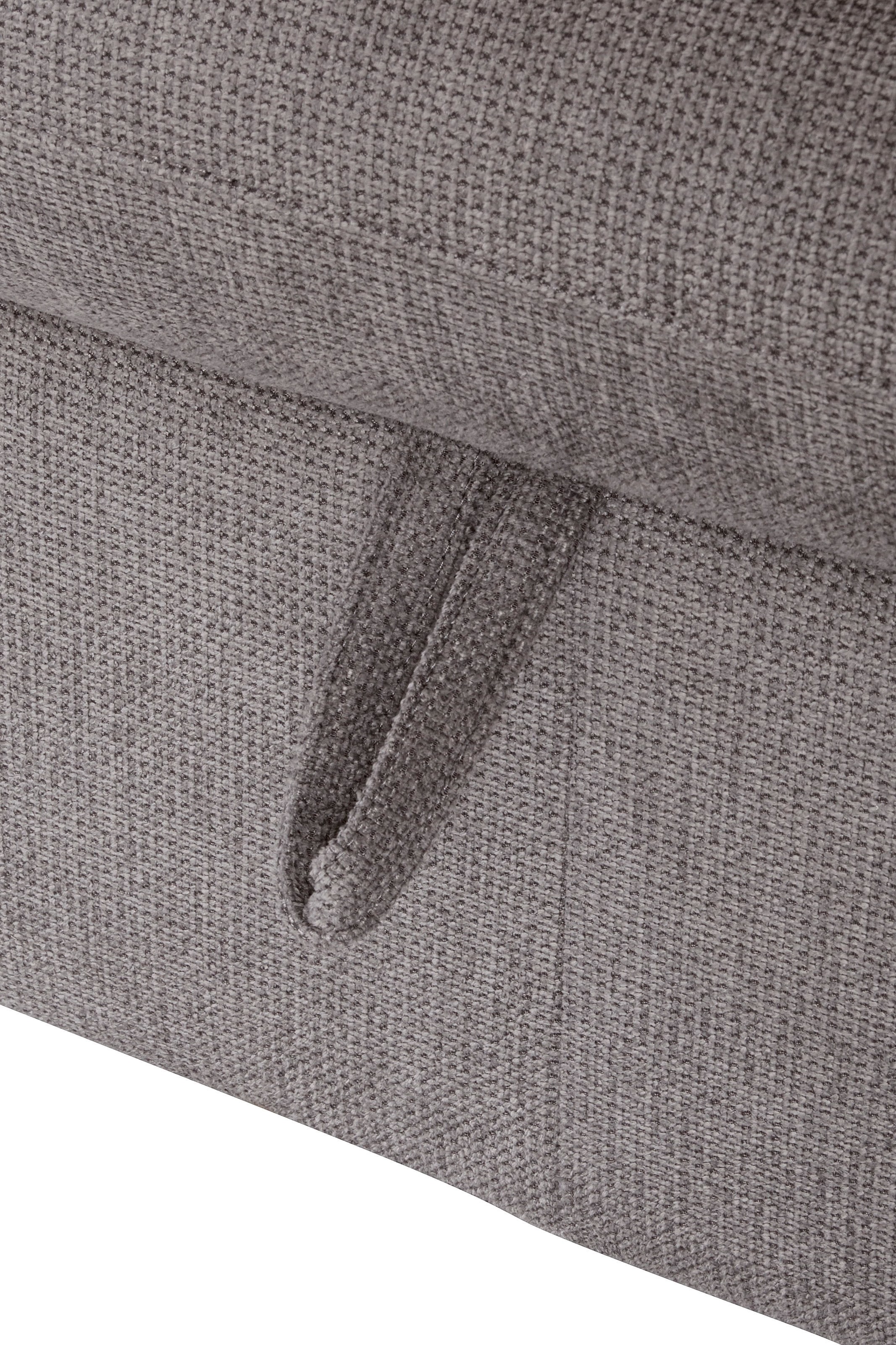 COTTA Ecksofa »Lola L-Form mit Kopfteilfunktion & Hocker«, (Set, mit Hocker), wahlweise mit Bettfunktion, Bettkasten & Armteilverstellung