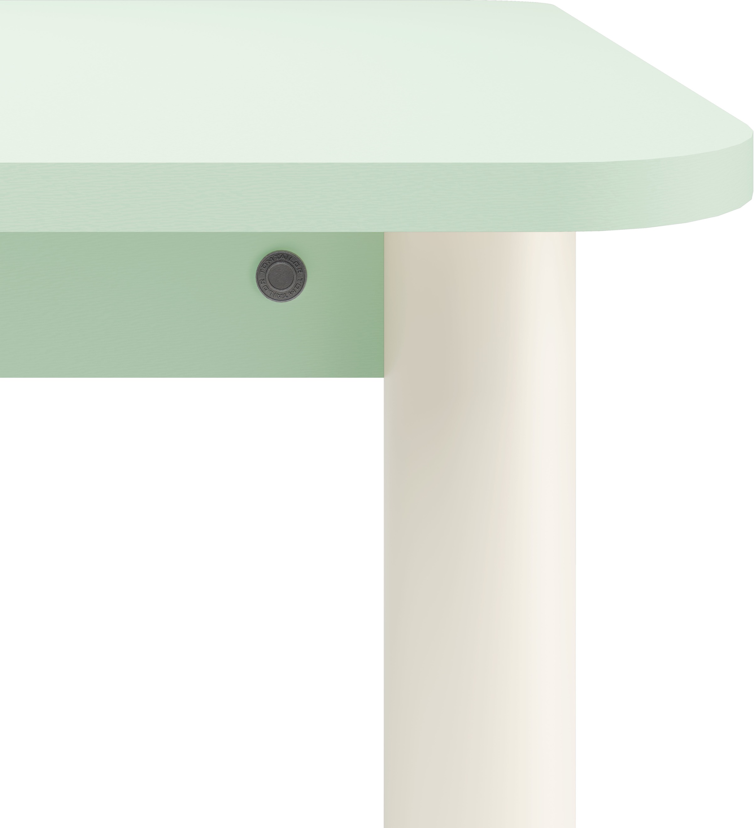 TOM TAILOR HOME Esstisch »COLOR TABLE«, (1 St.), Esstisch, 4-Fuss, 3 Grössen, 3 Dekorfarben, 4 Fussfarben, ABS-Kante