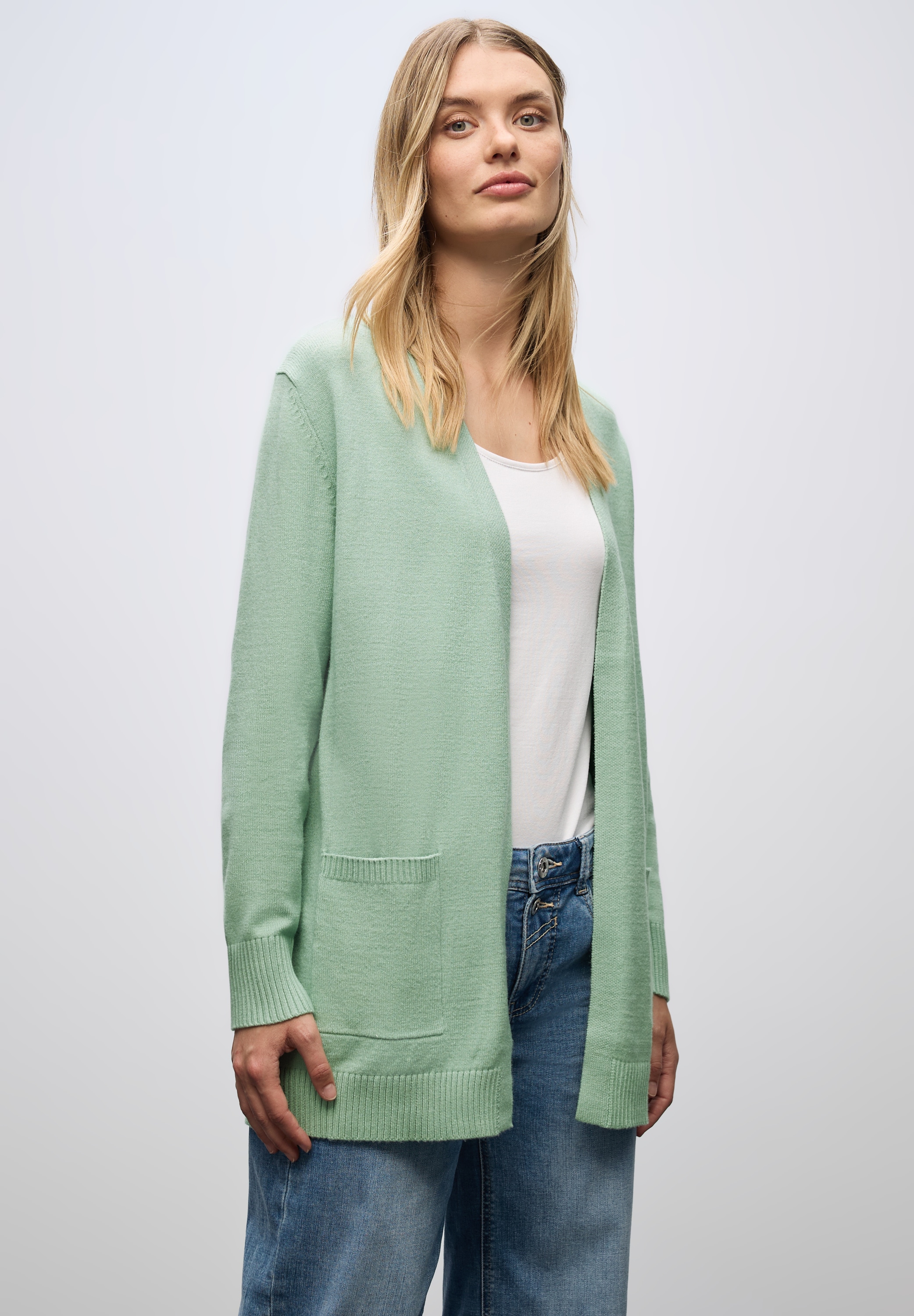 STREET ONE Cardigan ohne Verschluss, offen