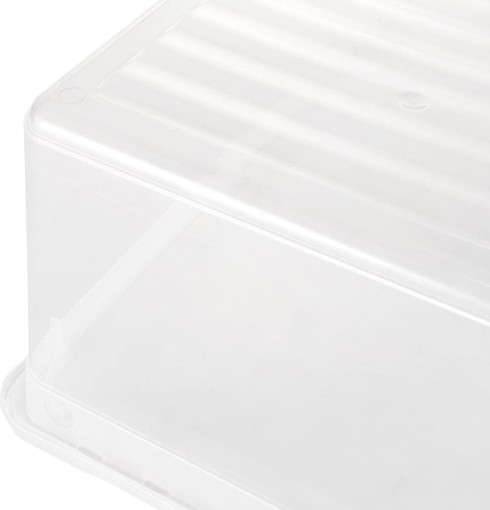 keeeper Aufbewahrungsbox »bea, clearbox mit Air Control-System«, (Set, 3 St.), 3 x 18 l, stapelbar, 39 x 33,5 x 18 cm