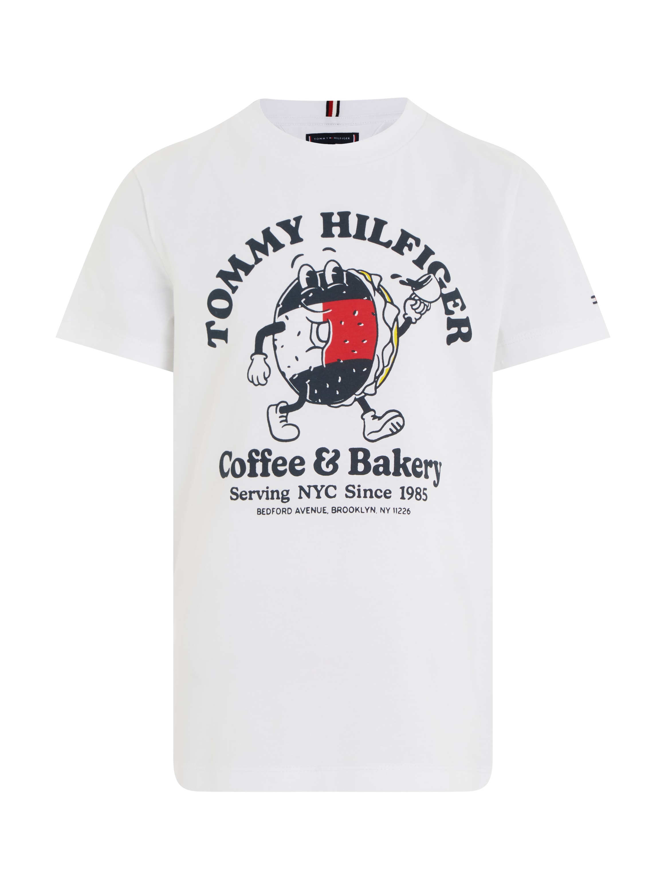 ✵ Tommy Hilfiger T-Shirt »TOMMY mit online kaufen Jelmoli-Versand BAGELS TEE S/S«, Frontprint 