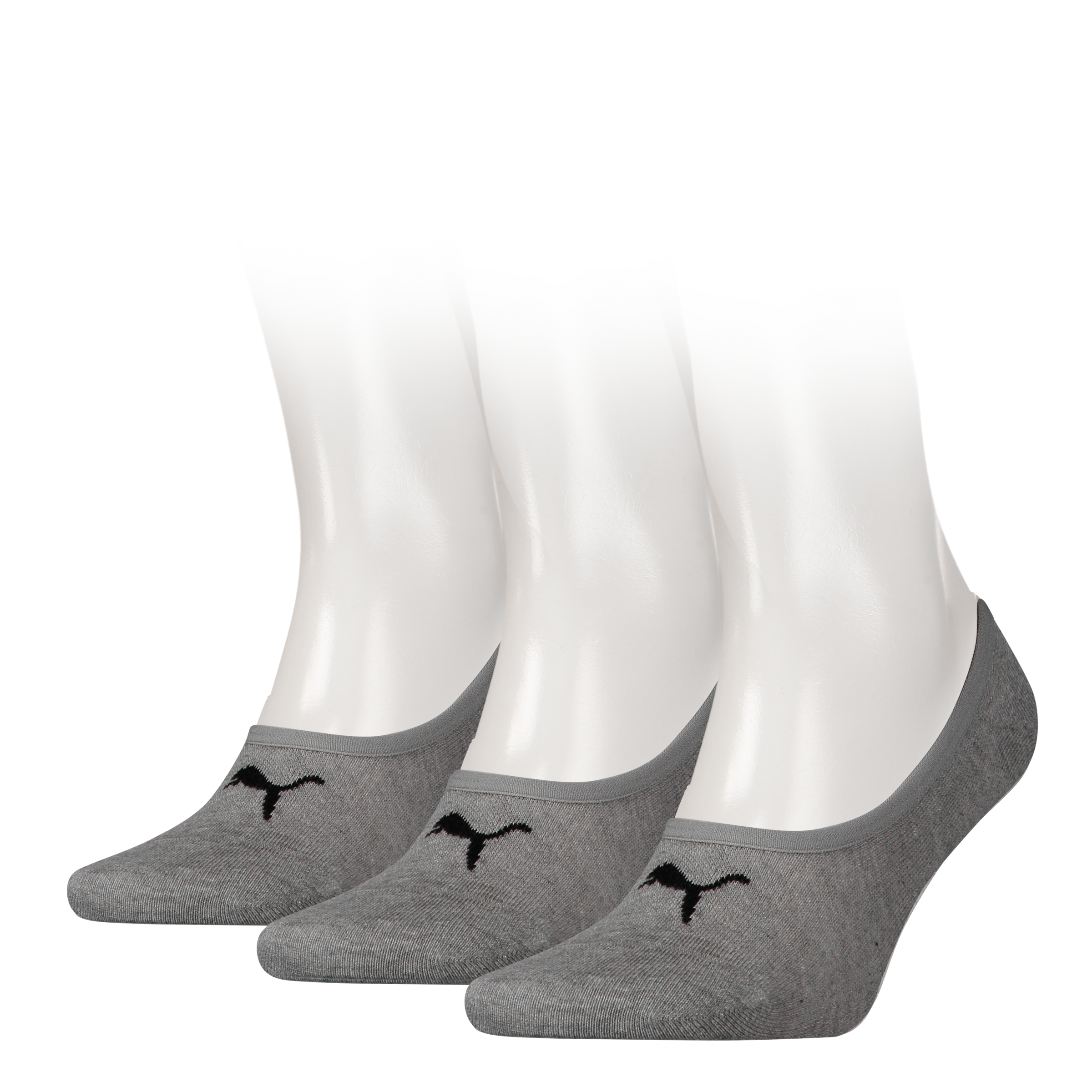 PUMA Füsslinge »PUMA UNISEX FOOTIE 3P« 3 Paar, 3 Stk. tlg. NoShow Socks, atmungsaktiv, elastisches Bündchen