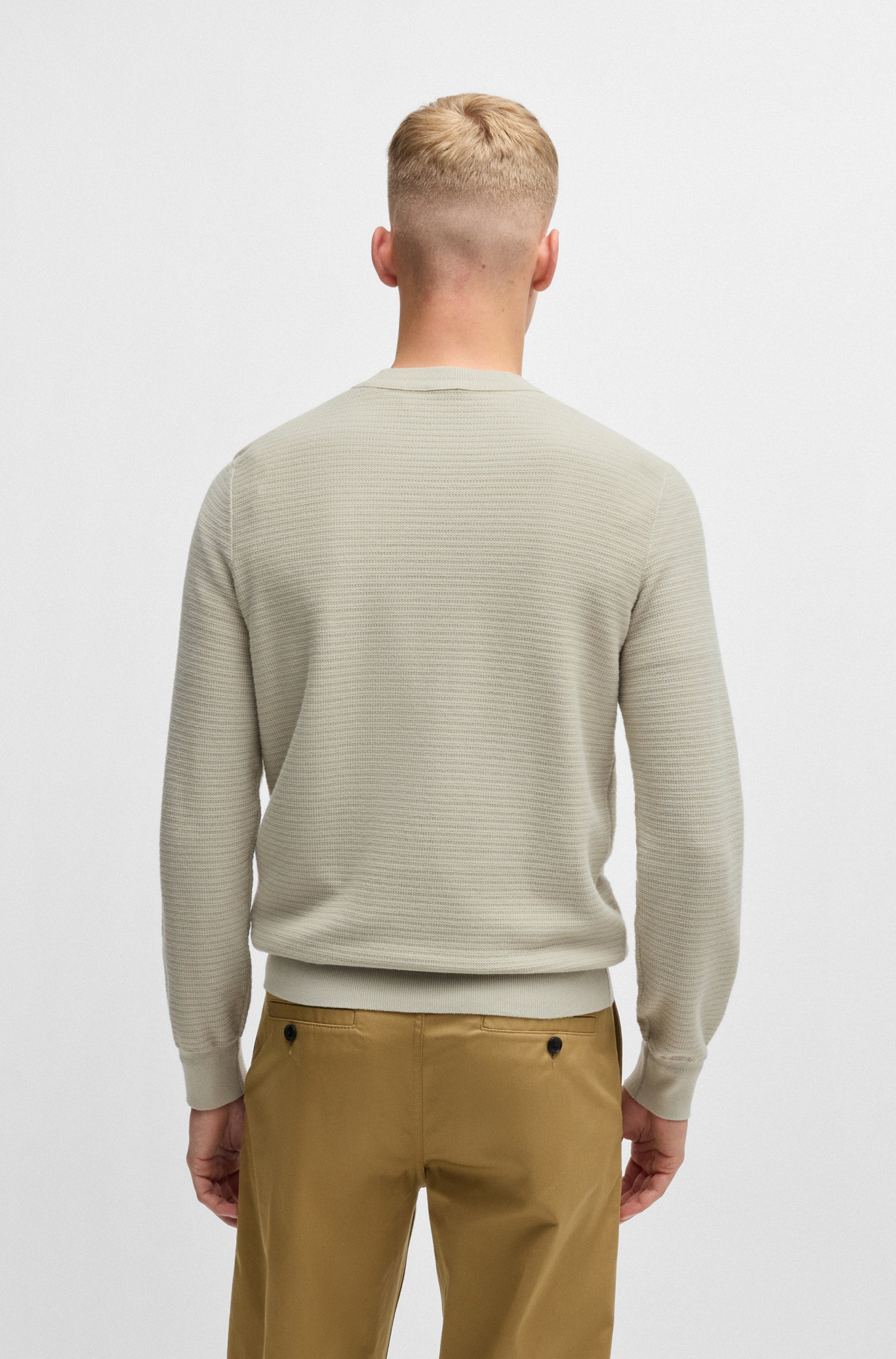 BOSS ORANGE Strickpullover »Anion«, mit BOSS-Badge