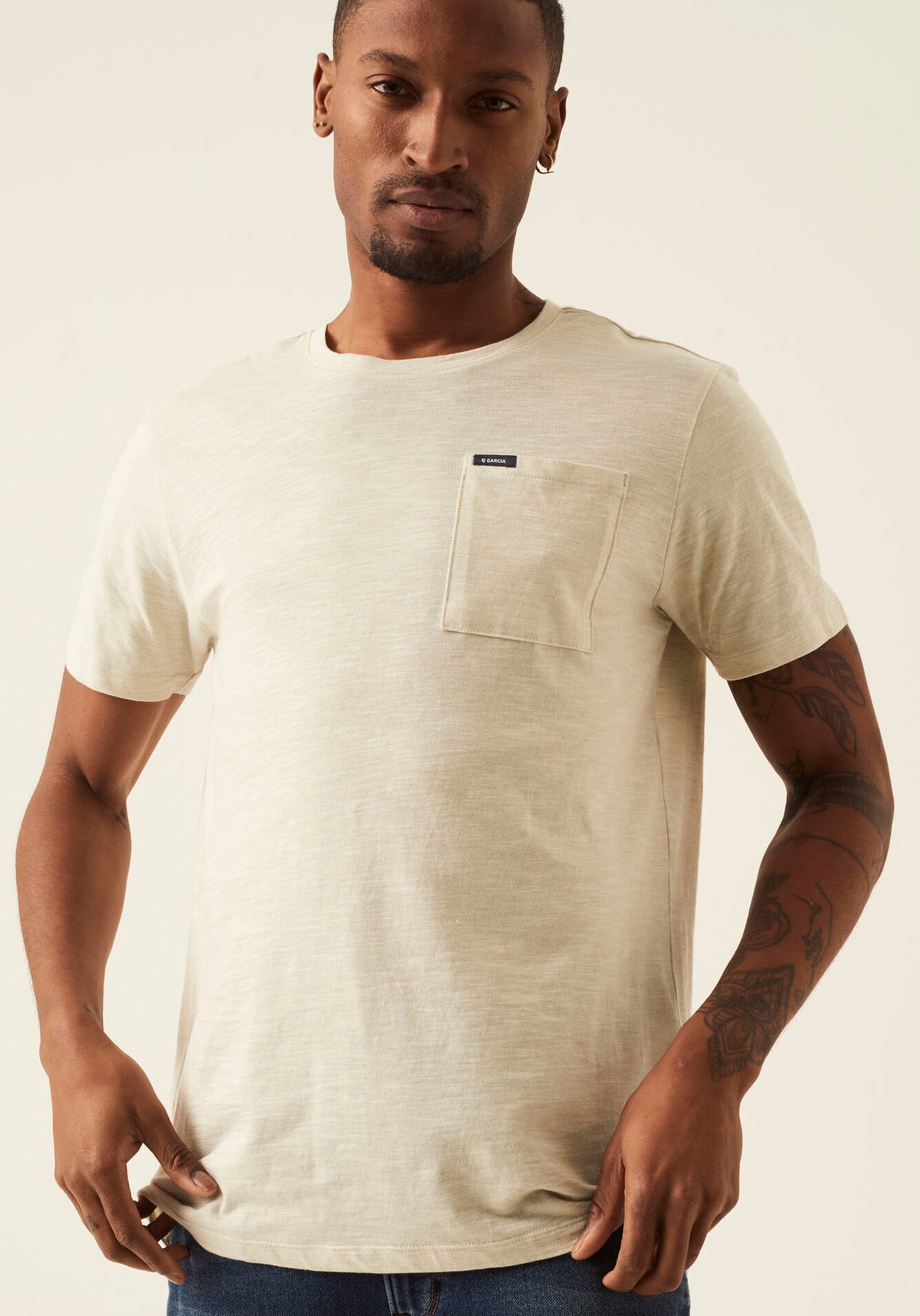 Garcia T-Shirt, (1 tlg.), mit Jelmoli-Versand Brusttasche bestellen online 