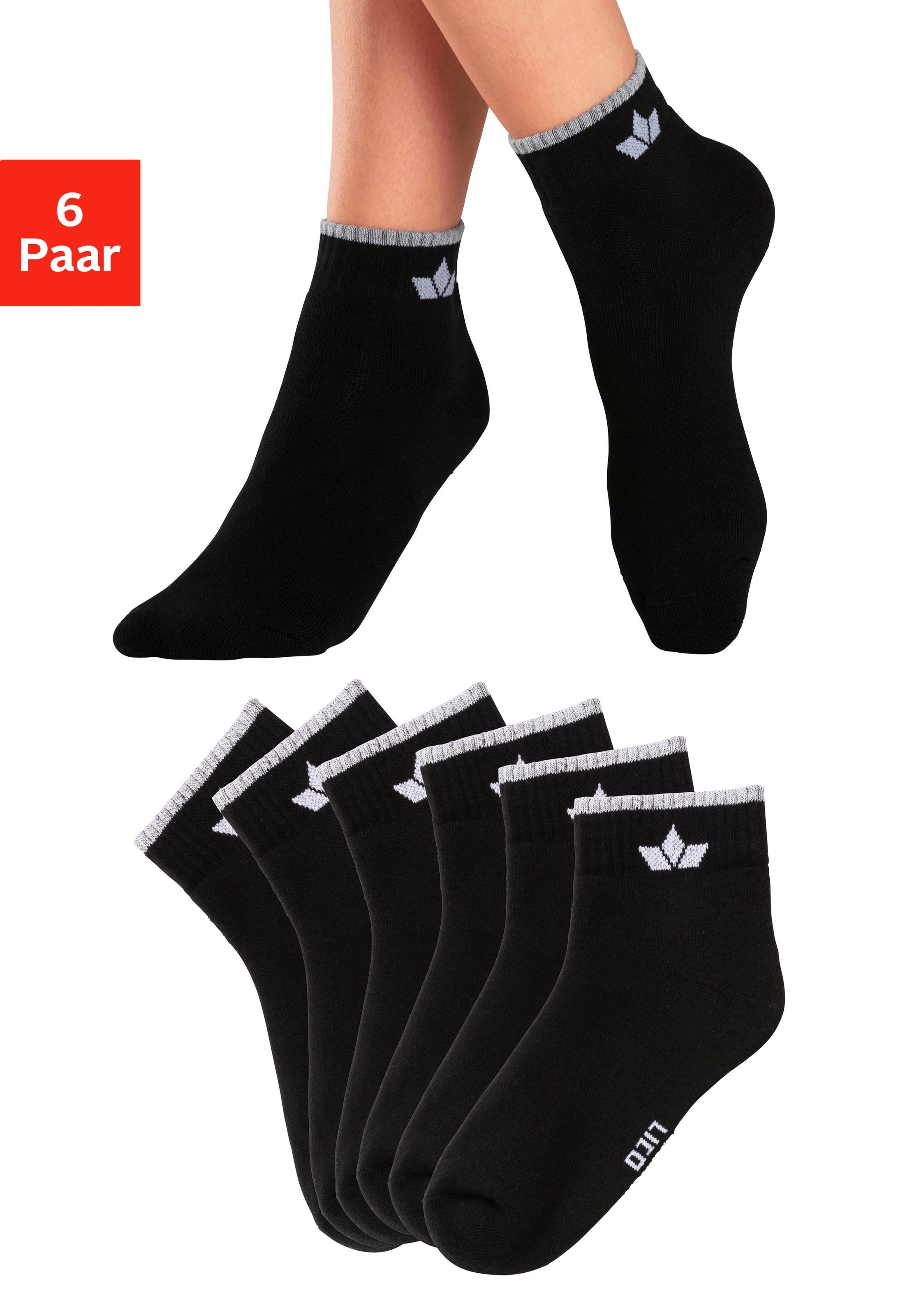 Lico Kurzsocken, (6 Paar), mit Frottee kaufen