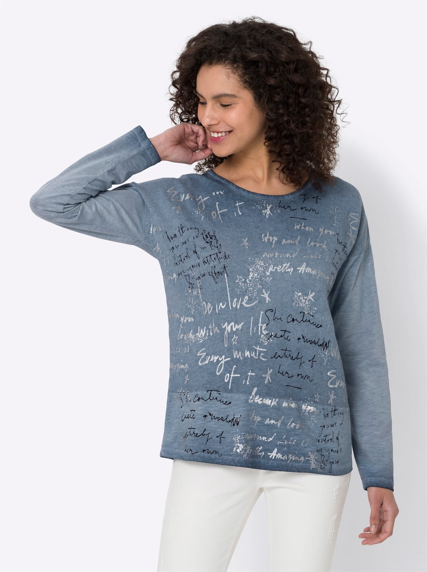 heine Langarmshirt »Shirt«, (1 tlg.)