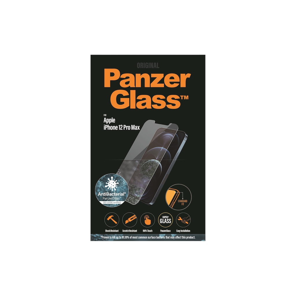 PanzerGlass Displayschutzglas »Displayschutz Standard«, für iPhone 12 Pro Max