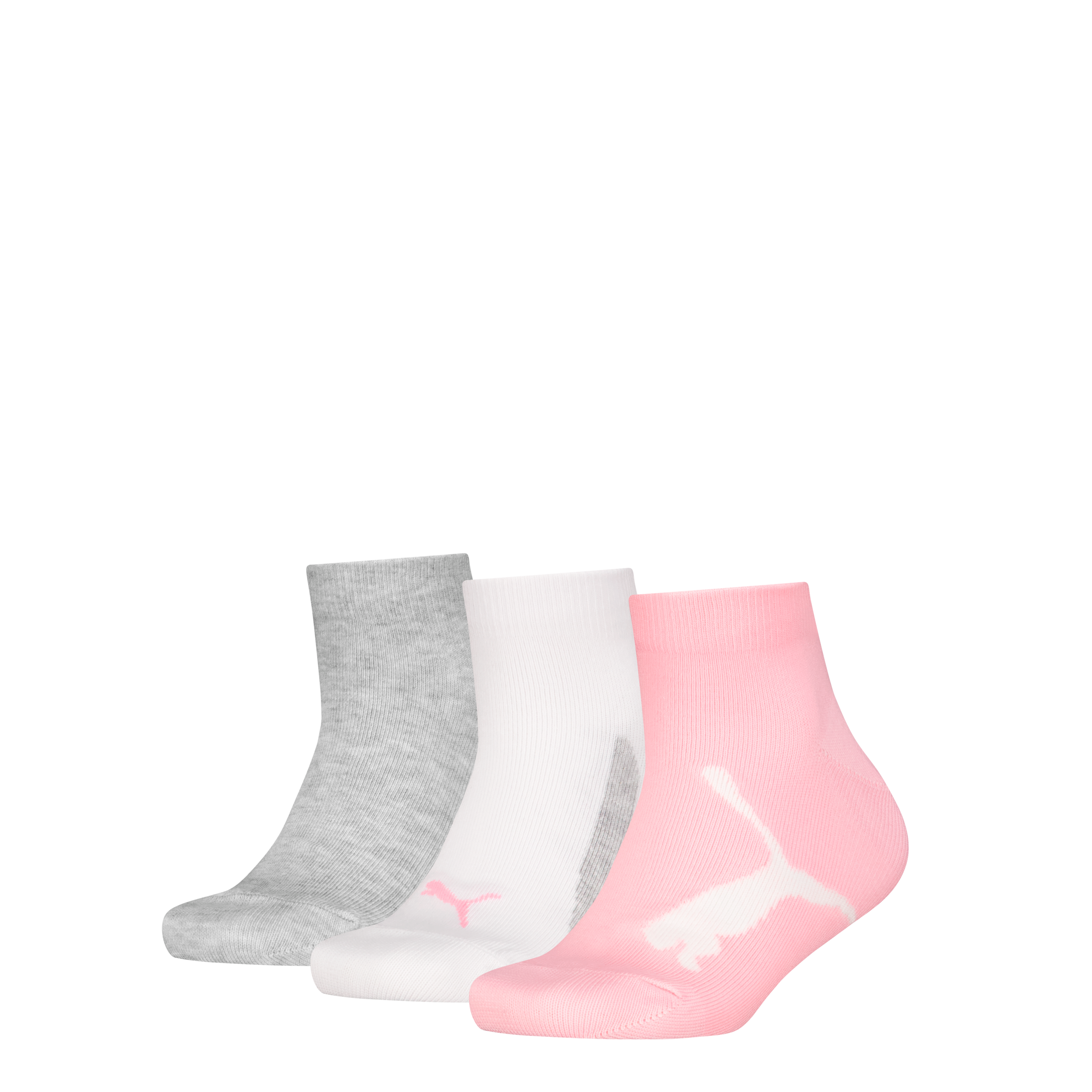 PUMA Kurzsocken »PUMA KIDS BWT QUARTER 3P« 3er-Pack, mit verstärkter Zehenkonstruktion