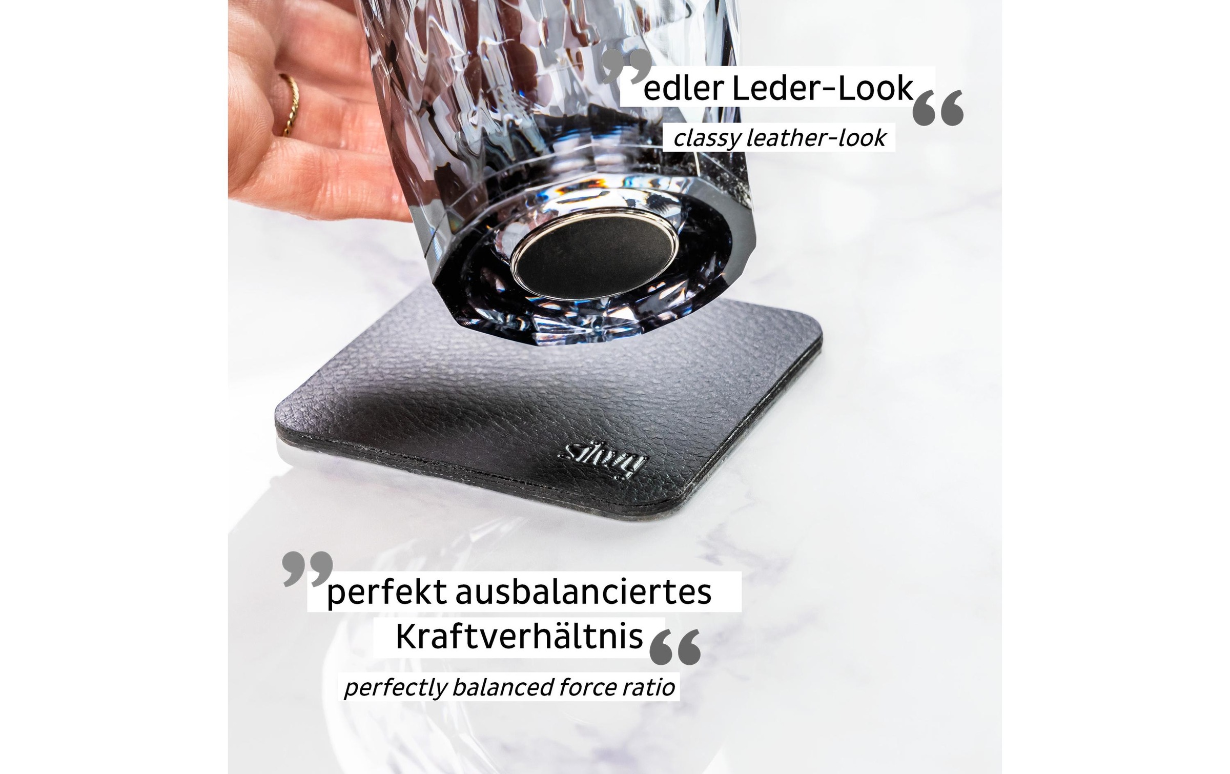 Glas »Silwy Magnet-Kunststoffgläser Tumbler Grau«
