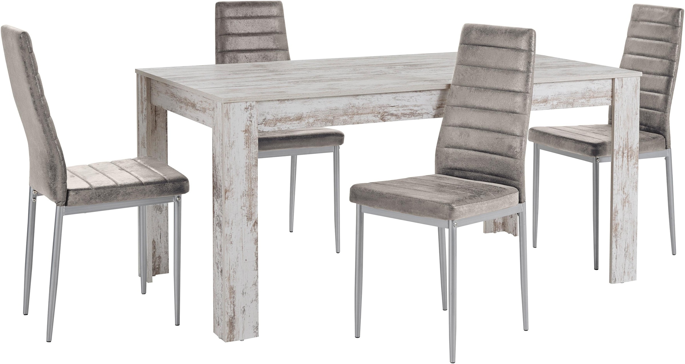 INOSIGN Essgruppe »Lynn160/Kate«, (Set, 5 tlg.), Tisch mit 4 Stühlen online  shoppen | Jelmoli-Versand