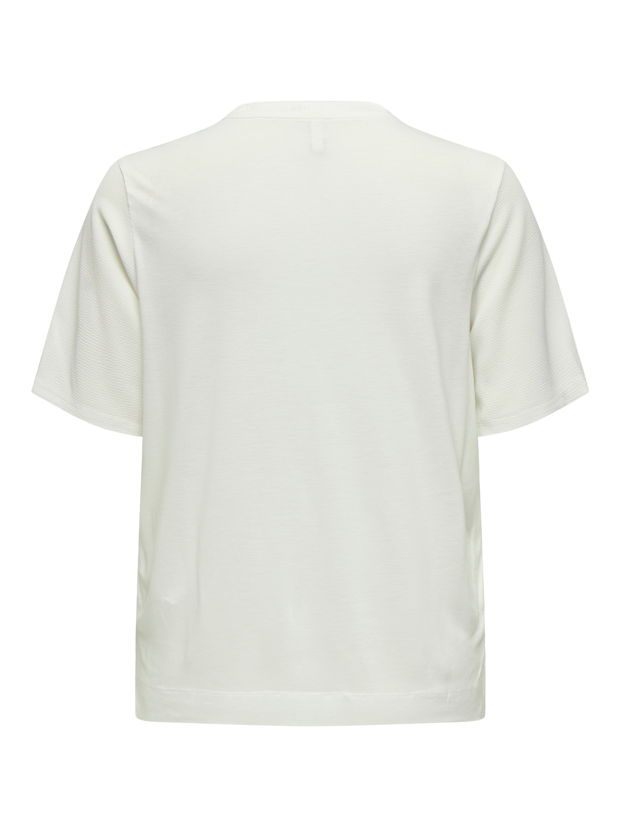 ONLY Kurzarmshirt »ONLNEWFLORA S/S ART O-NECK TOP BOX JRS«