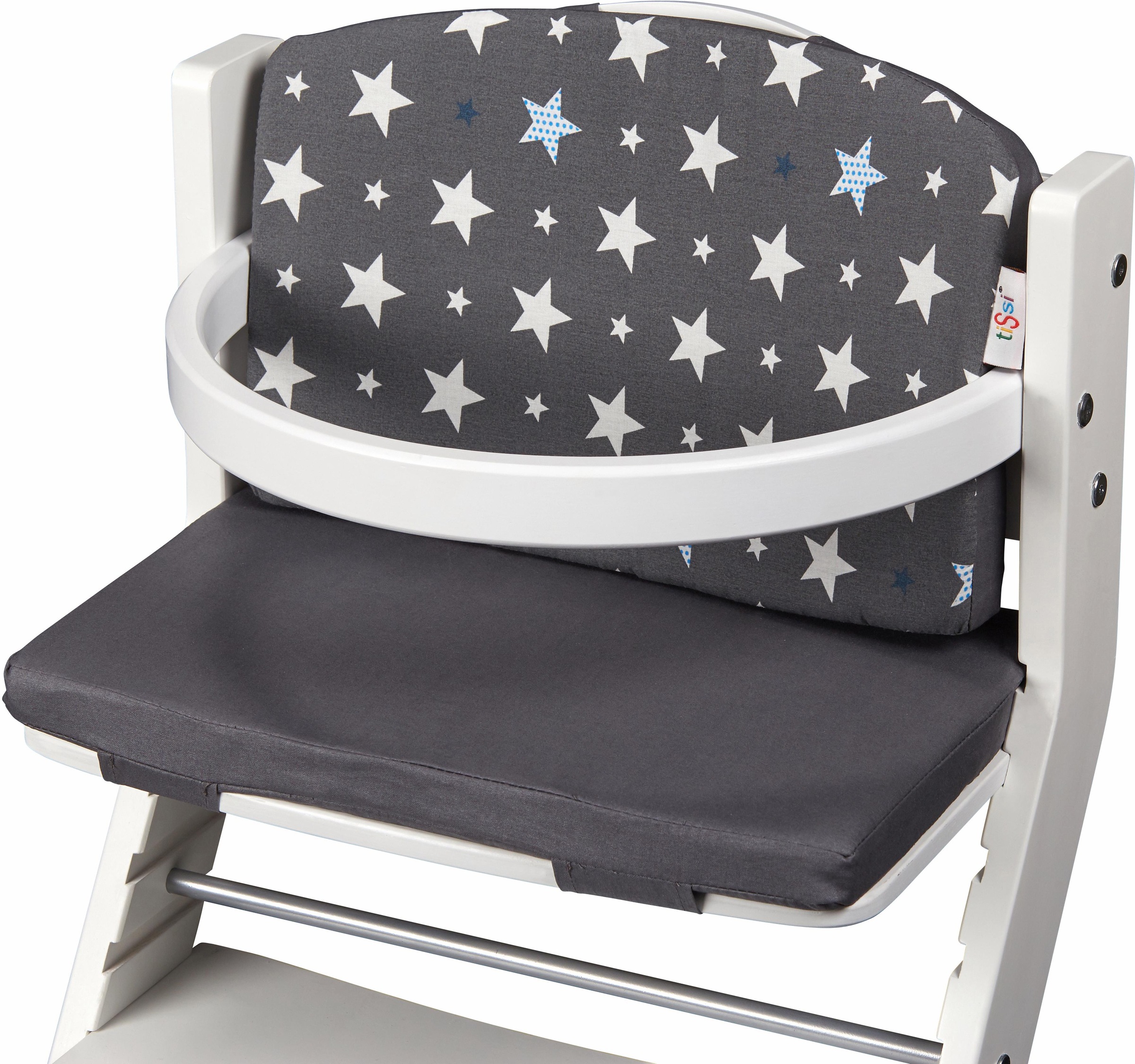 tiSsi® Kinder-Sitzauflage »Sterne, grau«, für tiSsi® Hochstuhl; Made in Europe kaufen