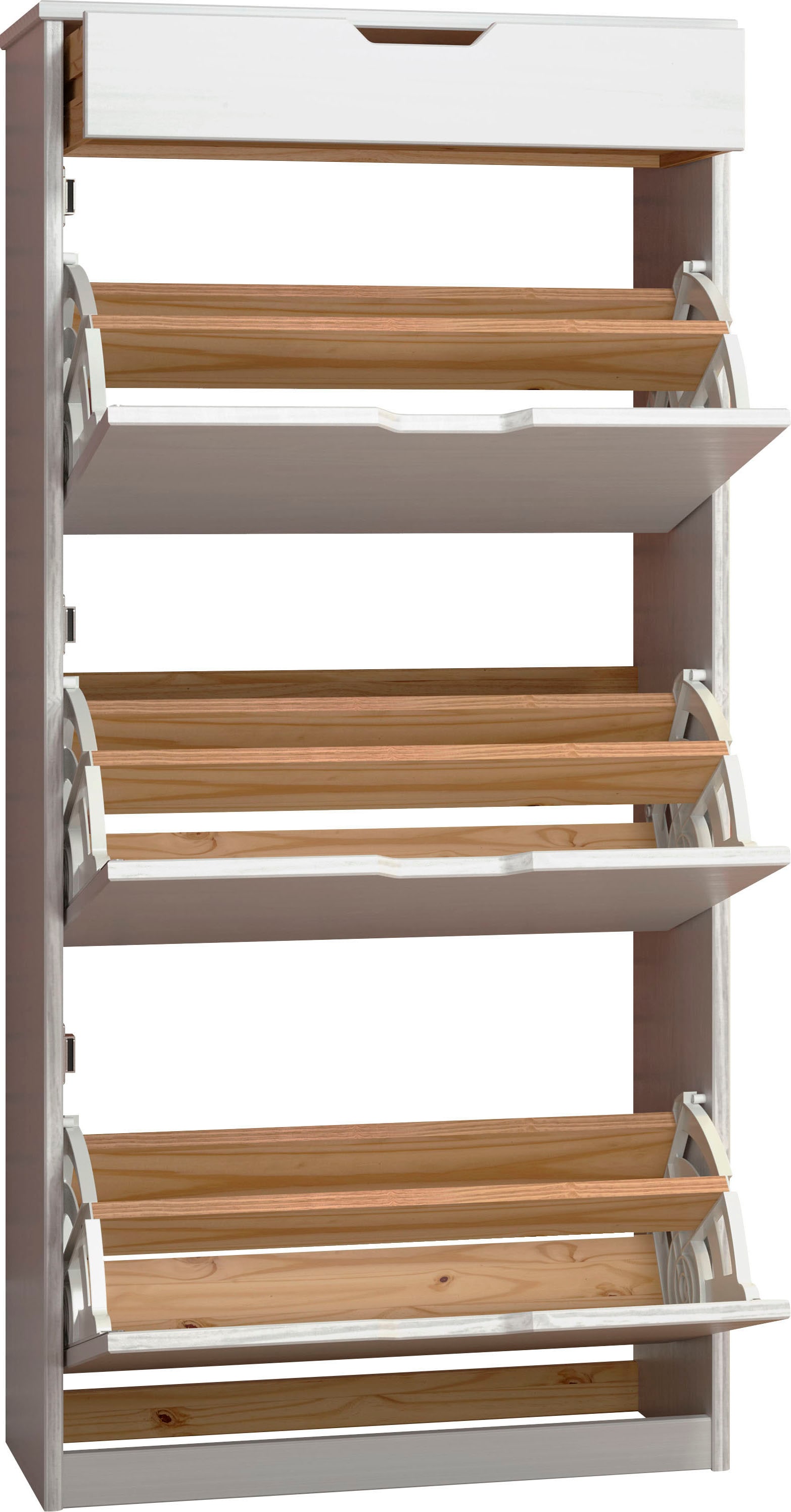 INTER-FURN Schuhschrank »Mestre«, praktisch und aus massiver Kiefer