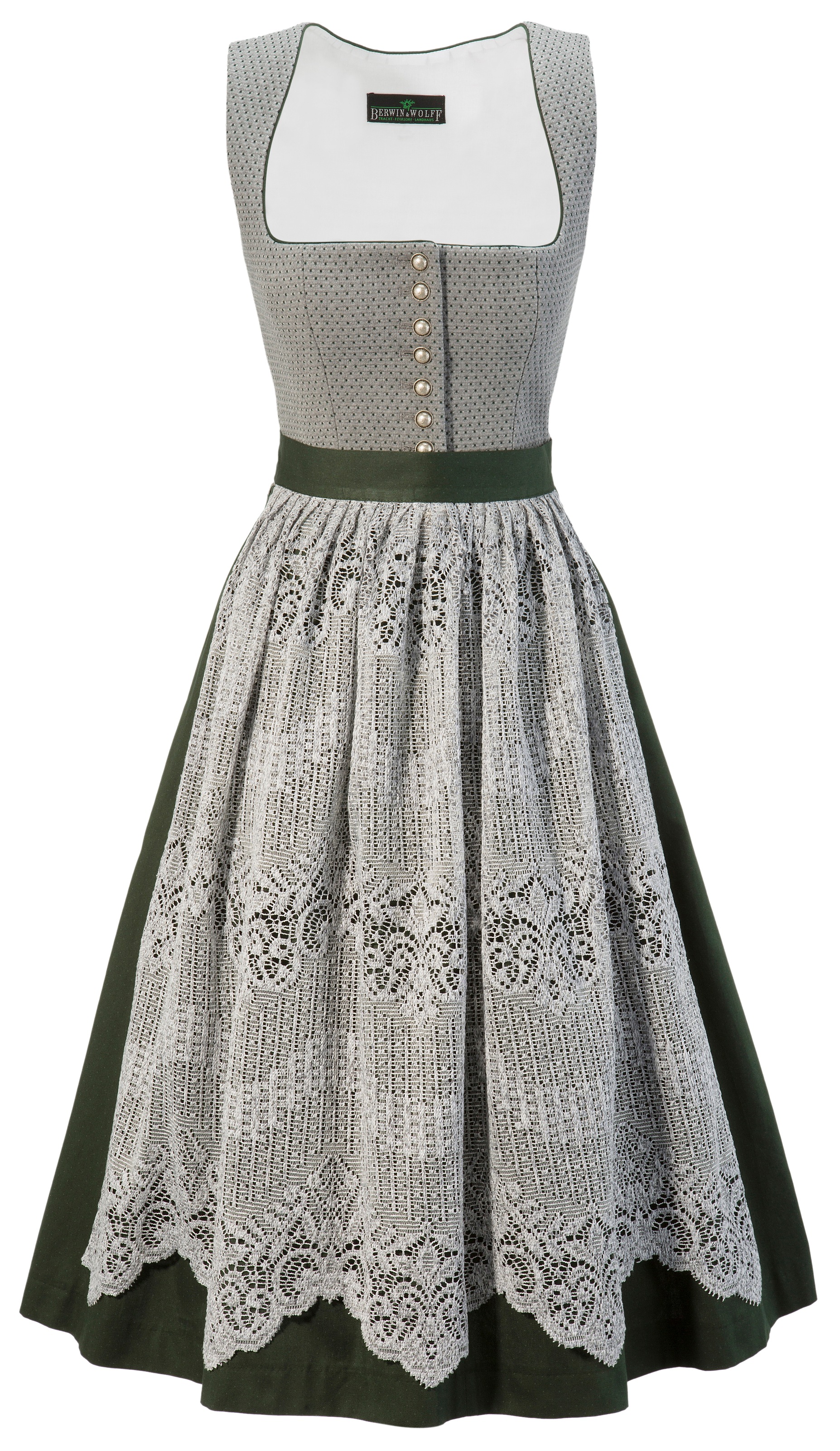 Image of Ackermann - Berwin & Wolff Dirndl, (2 tlg.), Damen, midi mit Schösschen einkaufen bei Ackermann Versand Schweiz