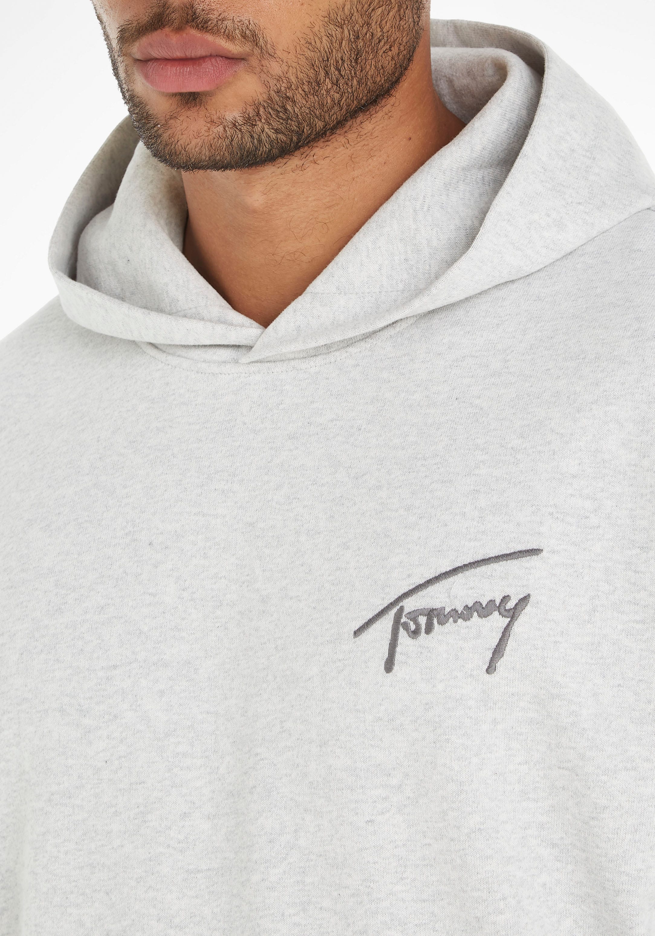 Tommy Jeans Plus Kapuzensweatshirt »TJM RLX SIGNATURE HOODIE EXT«, Grosse Grössen