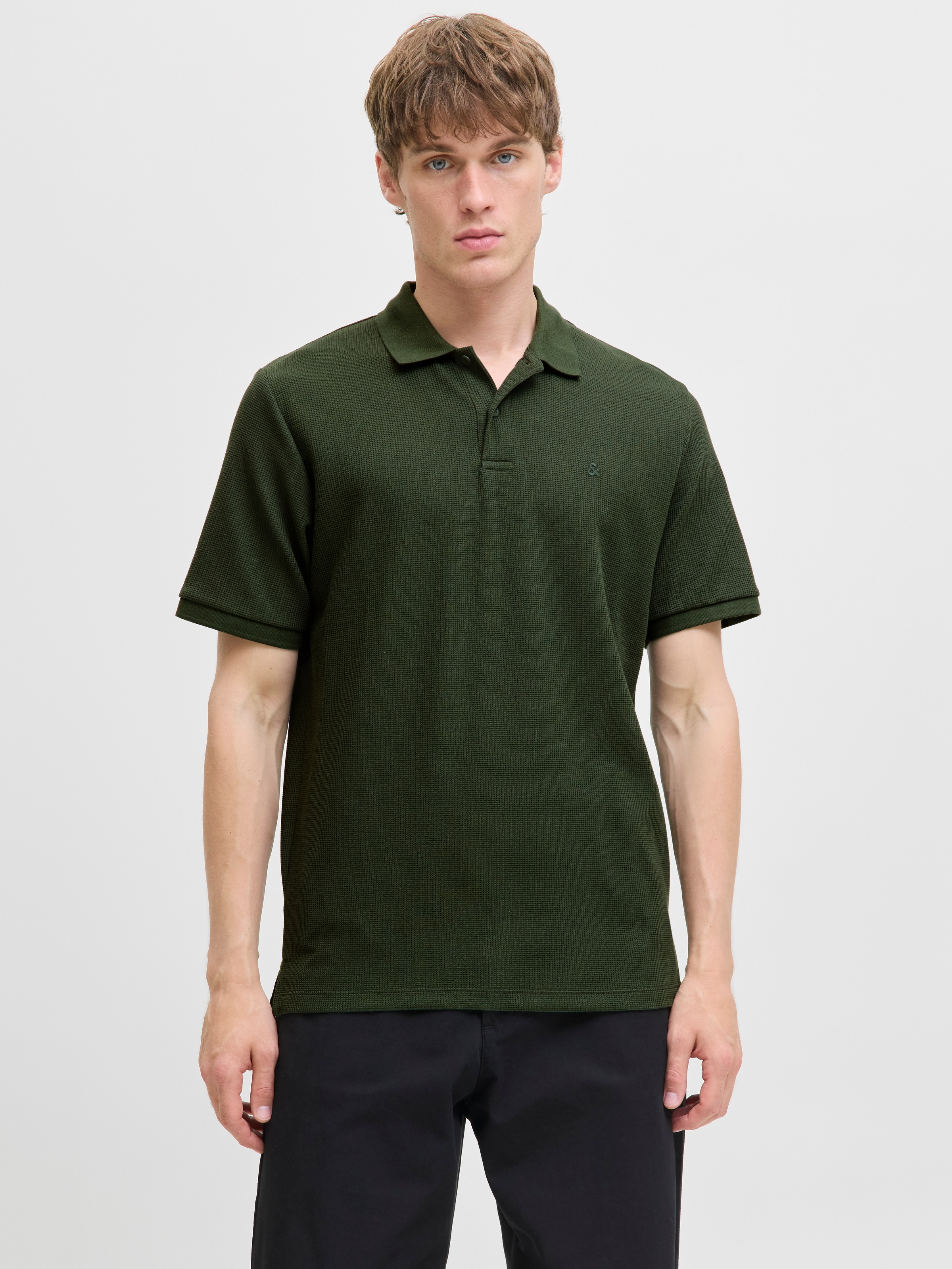 Jack & Jones Poloshirt »JJEAUSTIN POLO SS NOOS«, mit Logo Stickerei