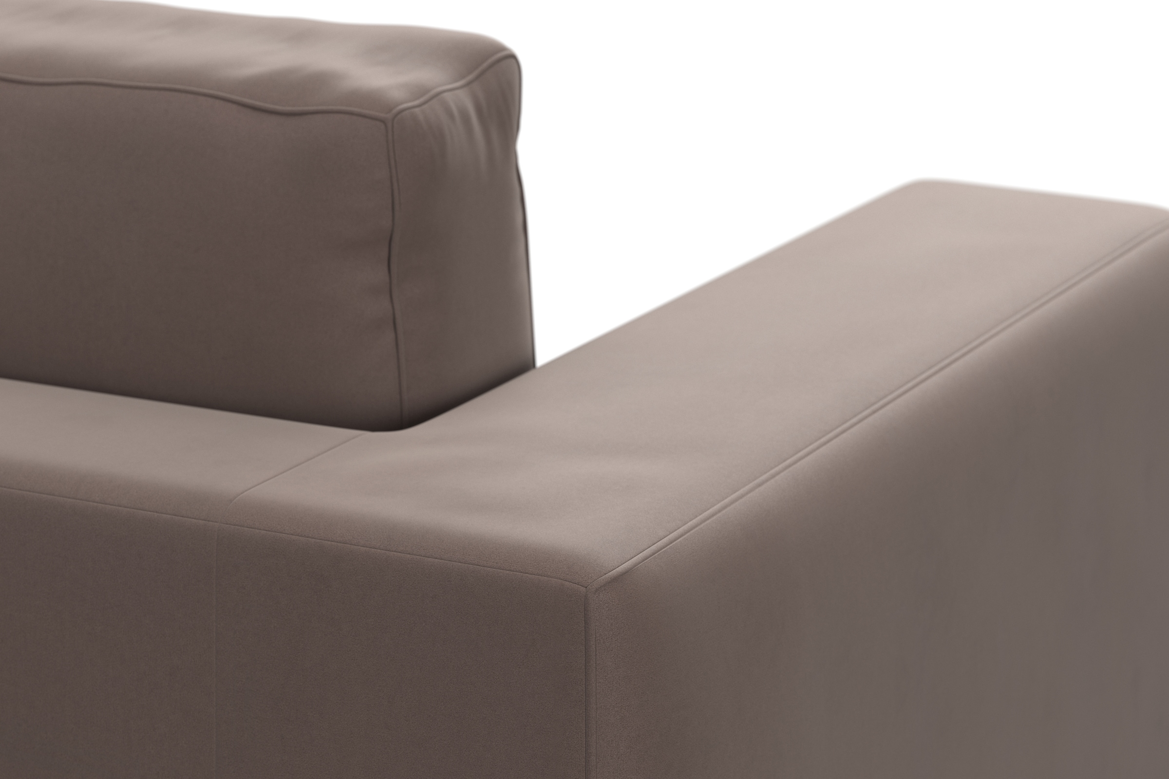 DOMO collection Ecksofa »Modica L-Form«, moderne Optik mit grosszügiger RecamiÃ¨re, auch in Cord