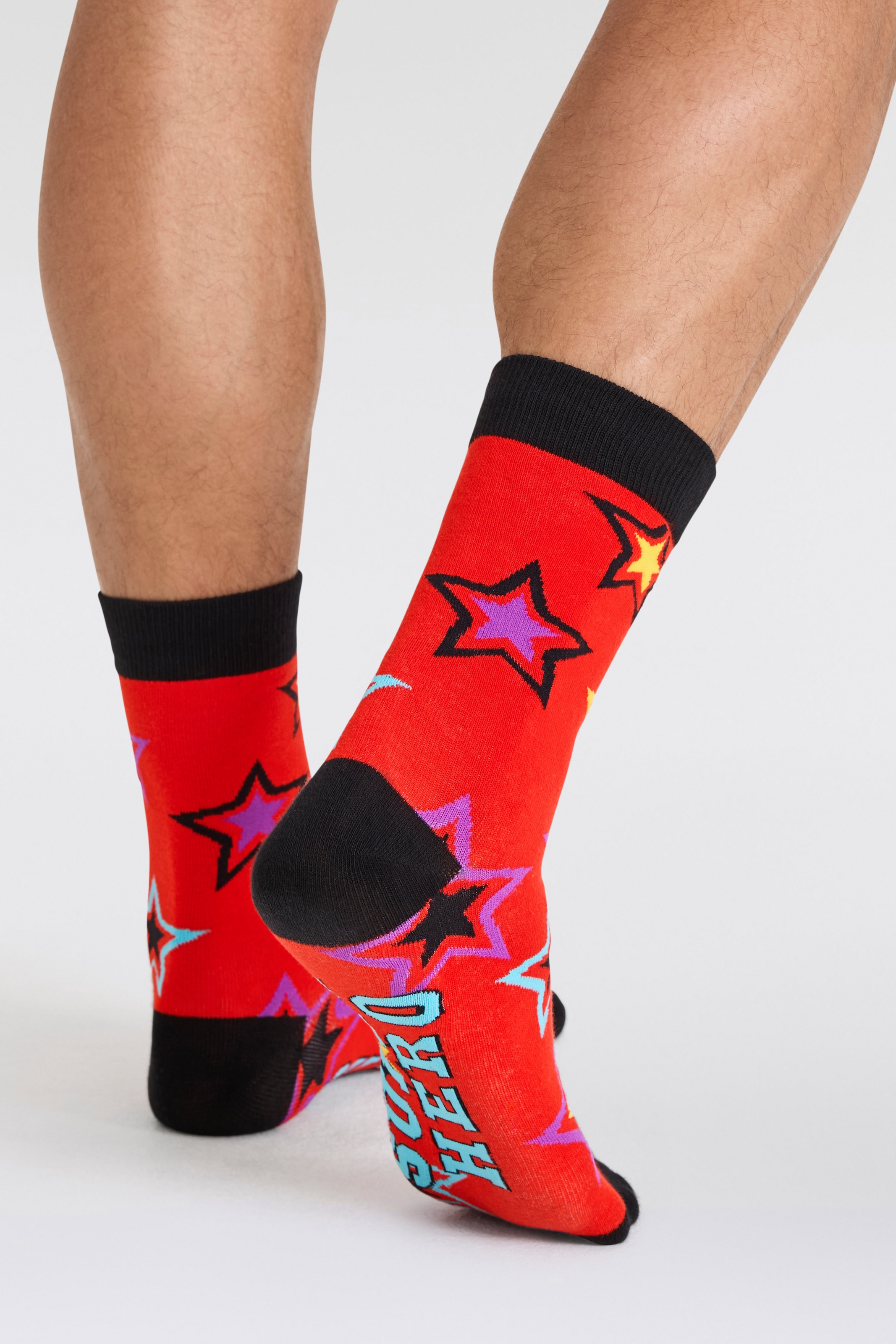 Apollo Socken »Geschenkbox Super-Dad oder Best Dad«, (3er Pack), verschiedenfarbige Designs, perfekt zum Vatertag oder Geburtstag