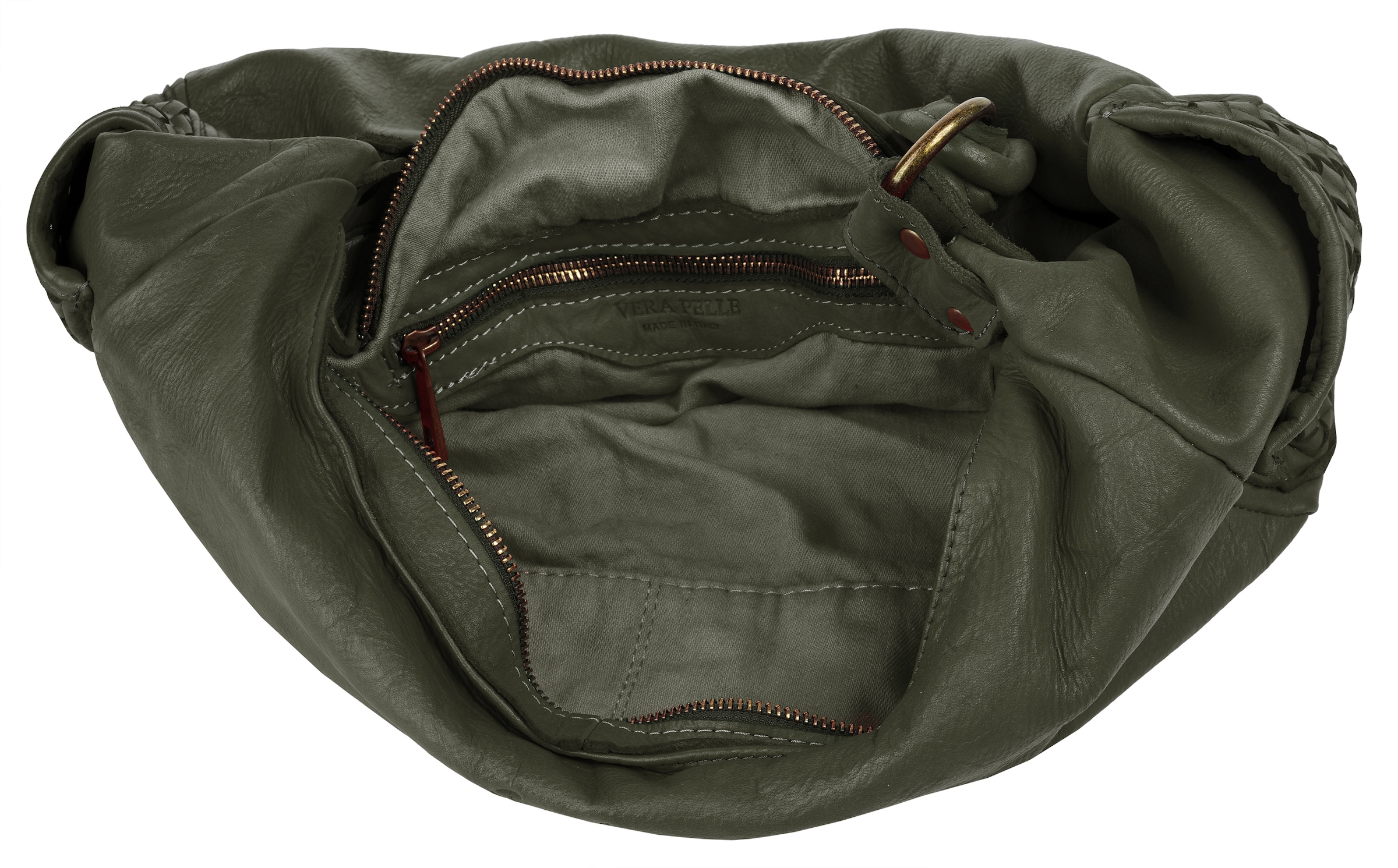 Samantha Look Henkeltasche, echt Leder, Made in Italy