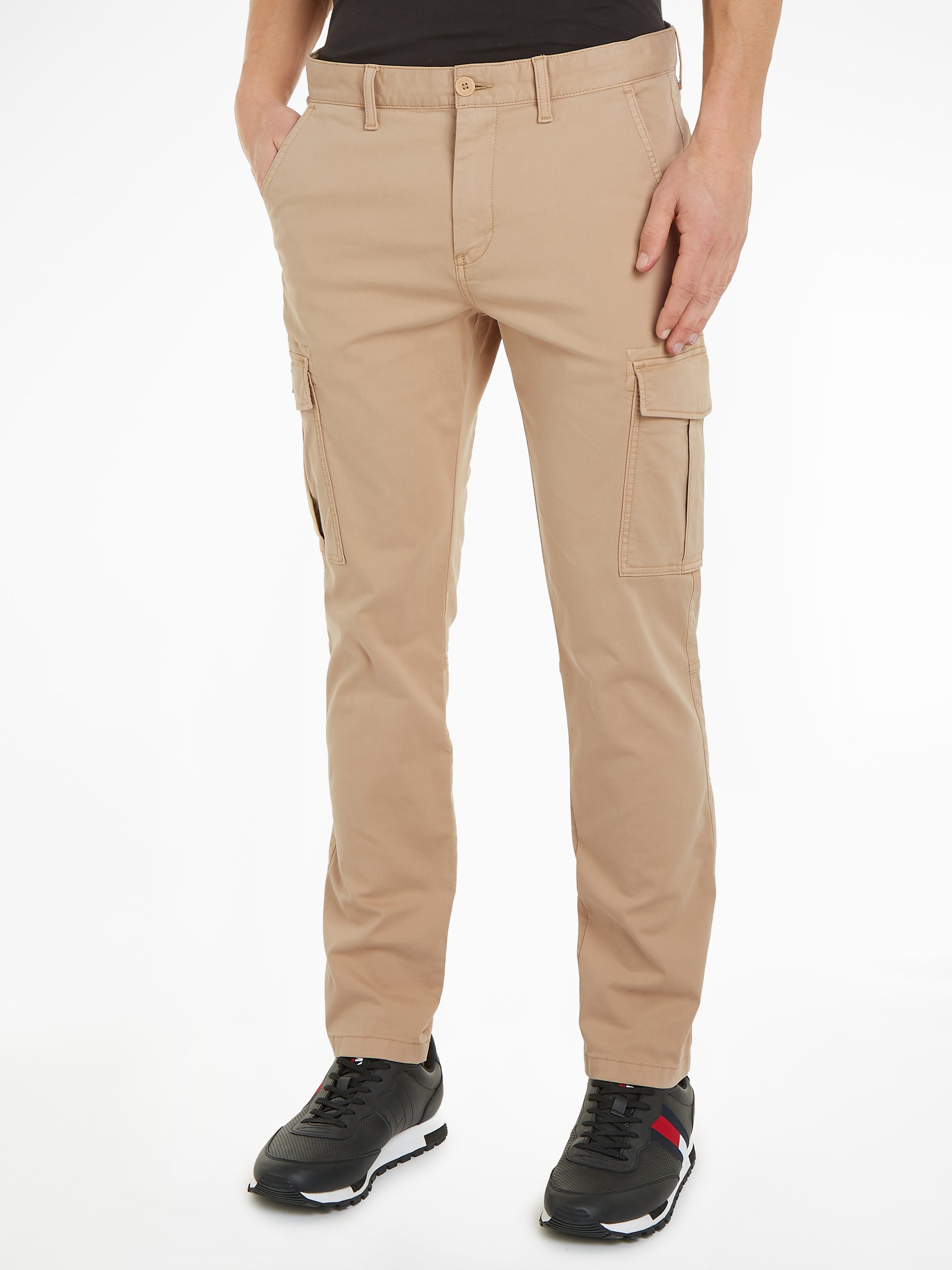 Tommy Jeans Cargohose »TJM AUSTIN LIGHTWEIGHT CARGO« mit Logoprägung