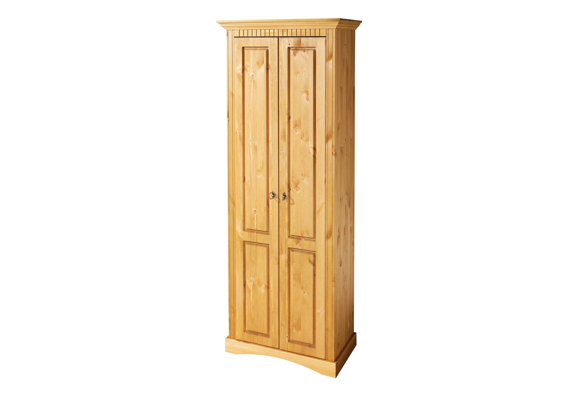 Home affaire Garderobenschrank »Rustic«, aus massiver Kiefer, Breite 71 cm, mit Kassetenoptik