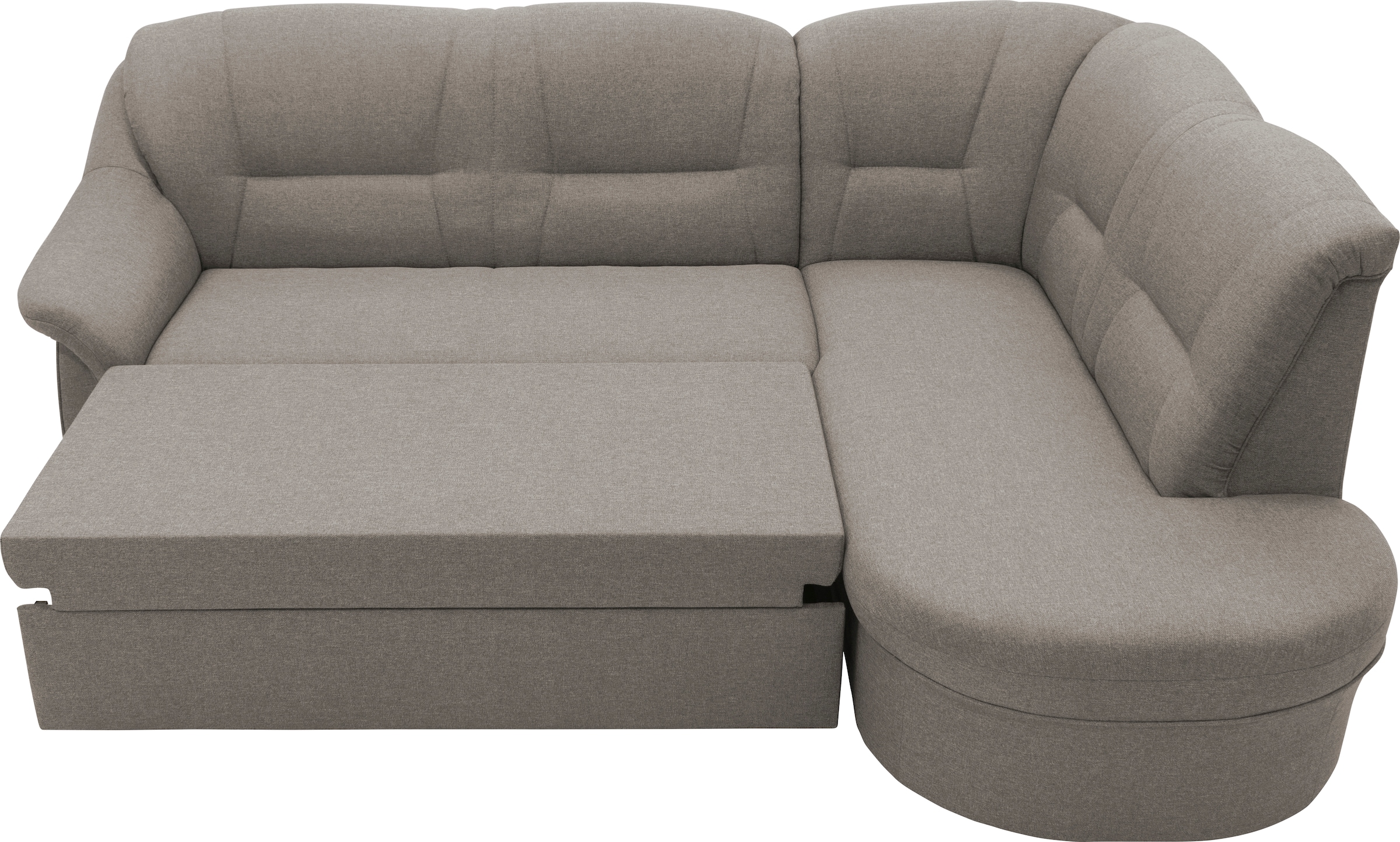 DOMO collection Ecksofa »Faenza für kleine Räume, Stellmasse 232,176cm, komfortabel, L-Form«, mit Ottomane, zeitlos, elegante Armlehnen, wahlweise mit Bettfunktion