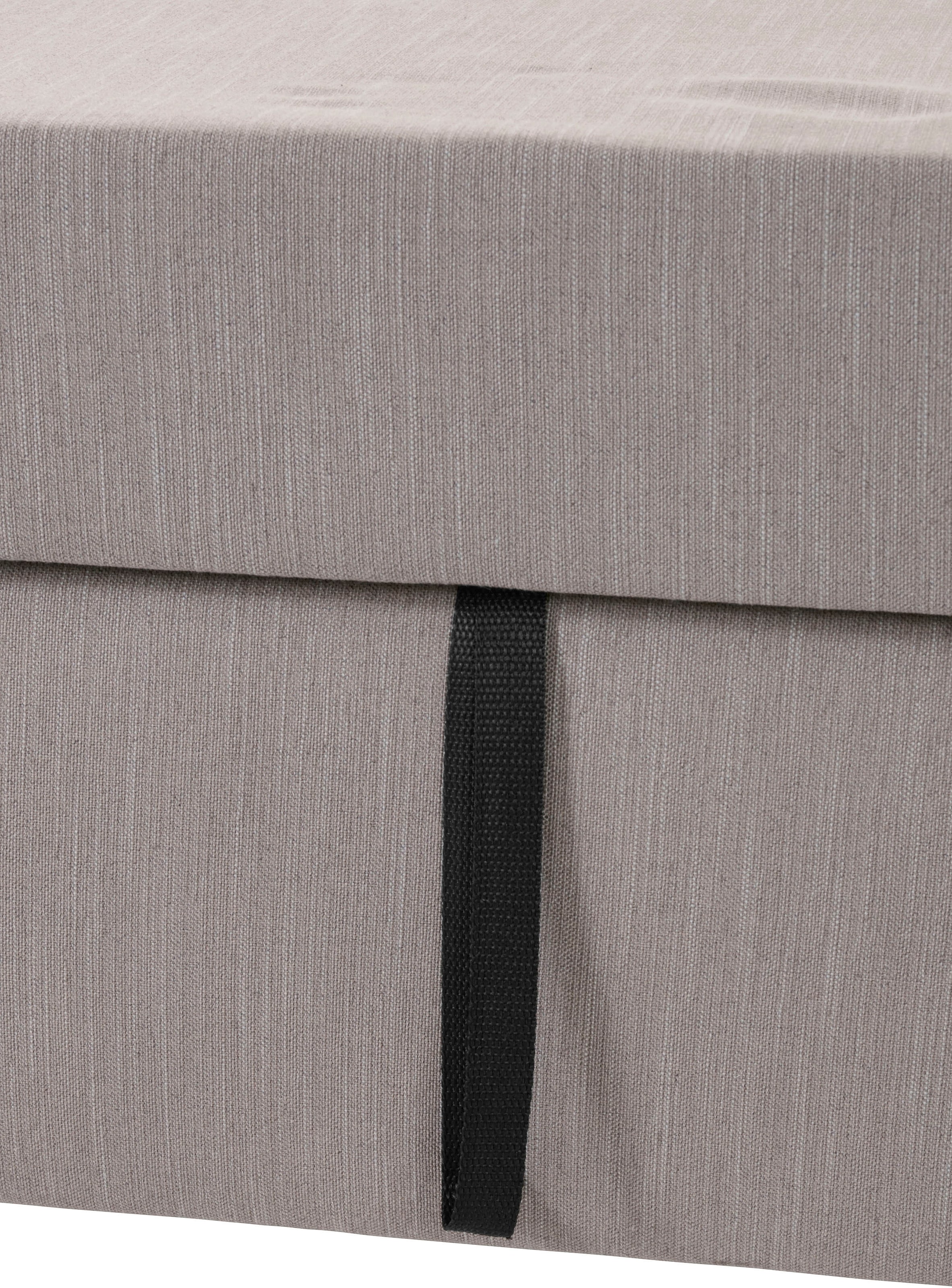 GOODproduct Ecksofa »Grazzo, zeitlos & elegant, moderne Sitzheftung, Breite 266cm, L-Form«, hochwertige Stoffe aus recyceltem Material, Steppung im Sitzbereich